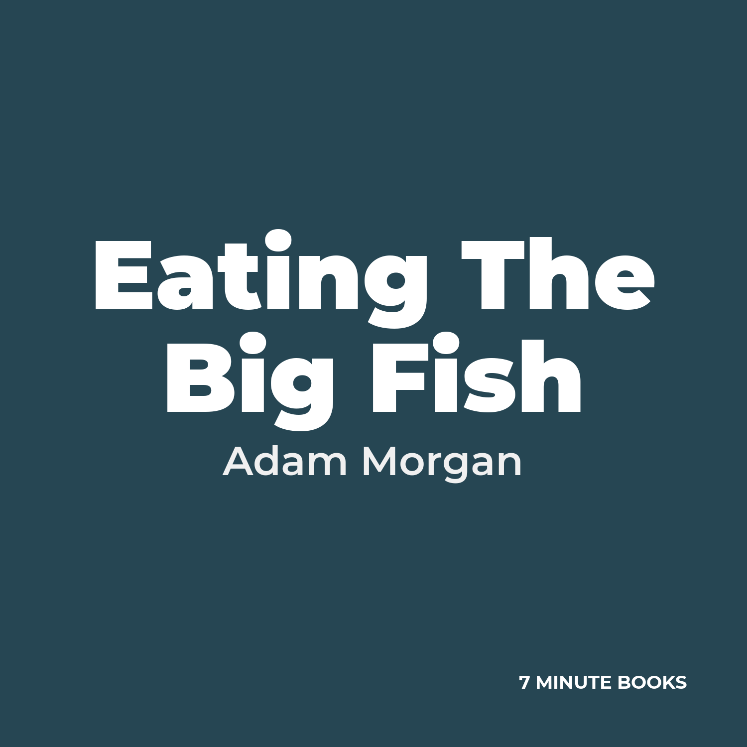 Eating The Big Fish cover