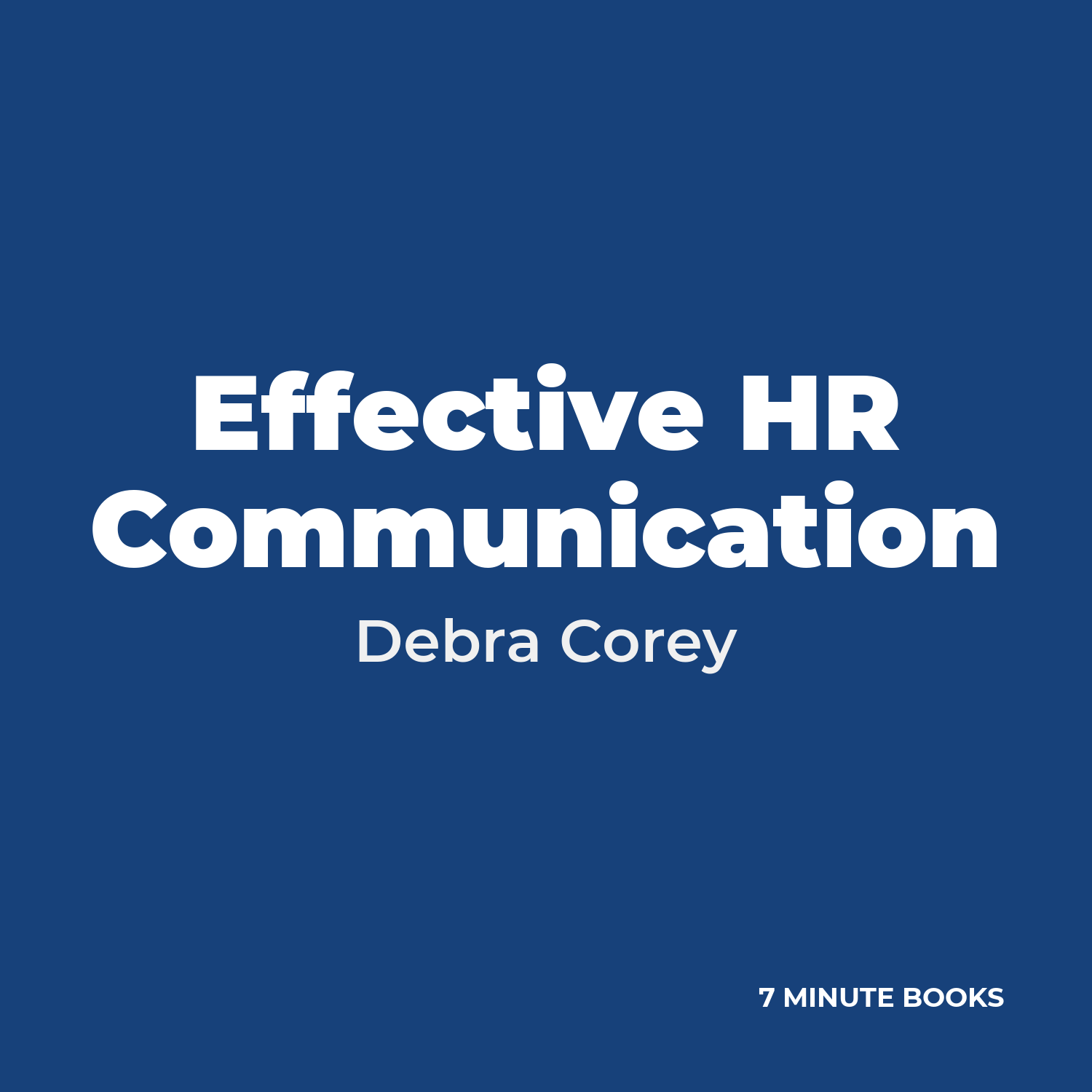 Effective HR Communication cover