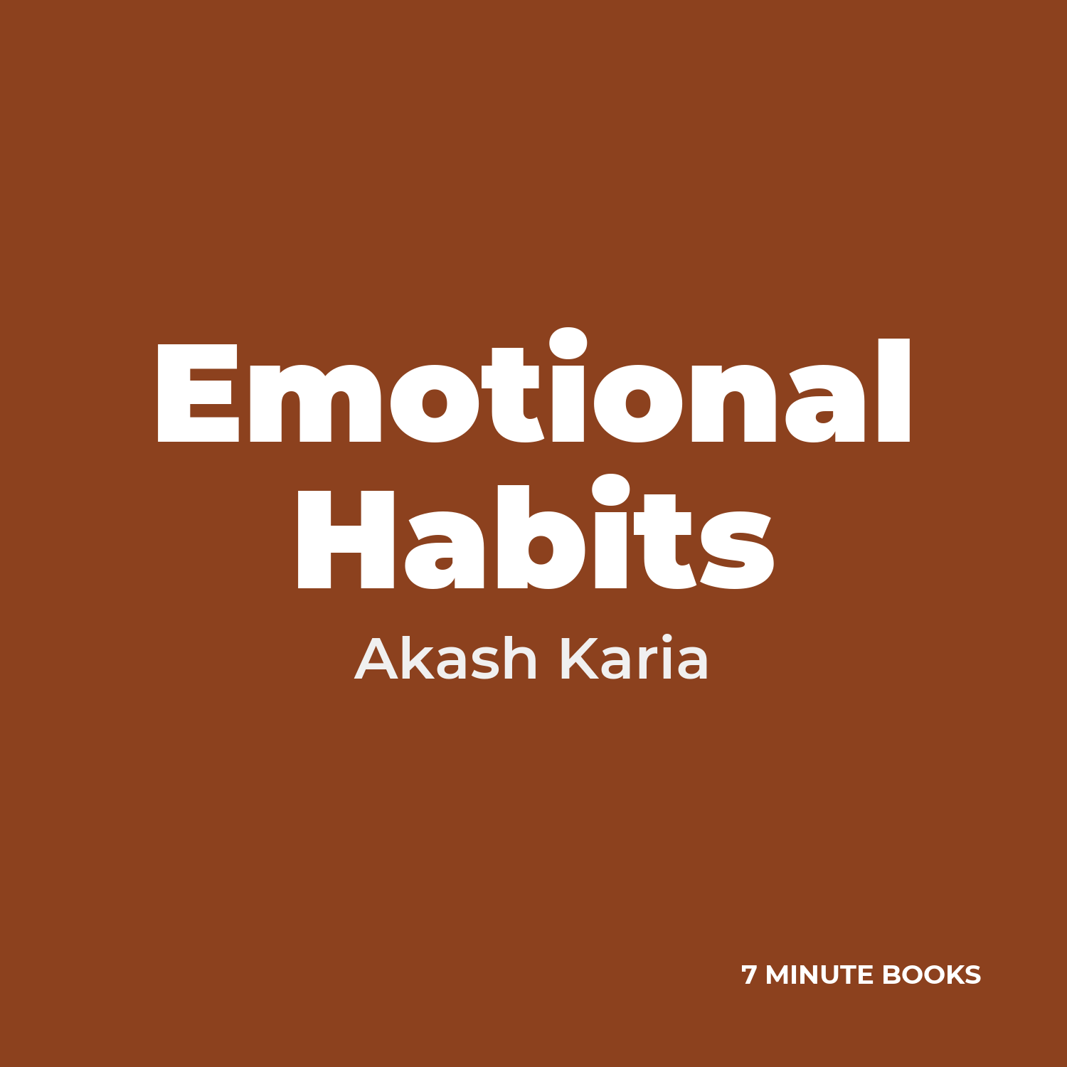 Emotional Habits cover