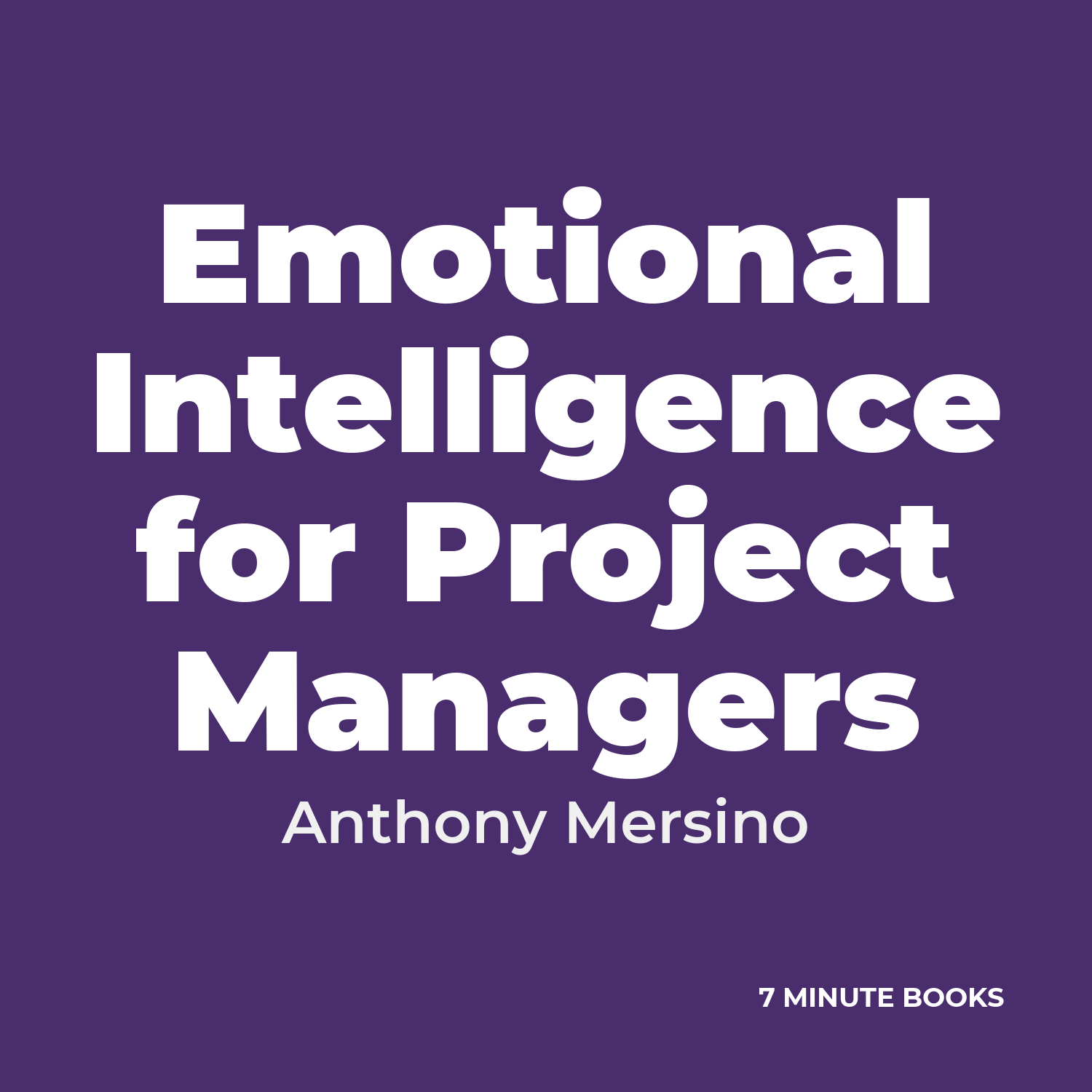Emotional Intelligence for Project Managers cover