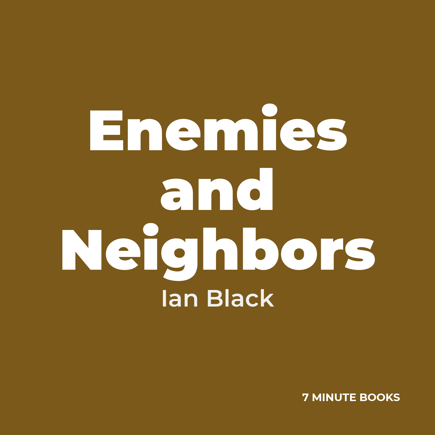 Enemies and Neighbors cover