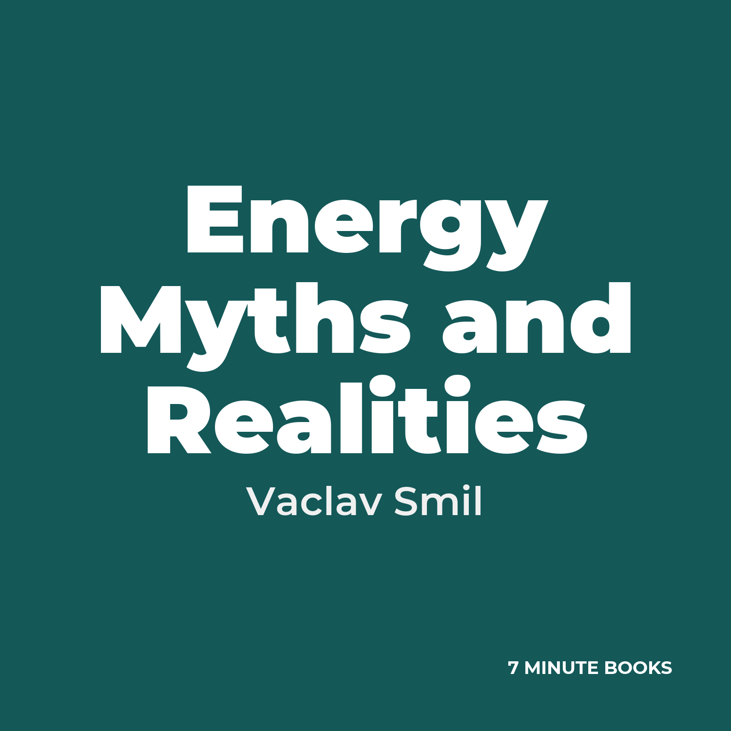 Energy Myths and Realities cover