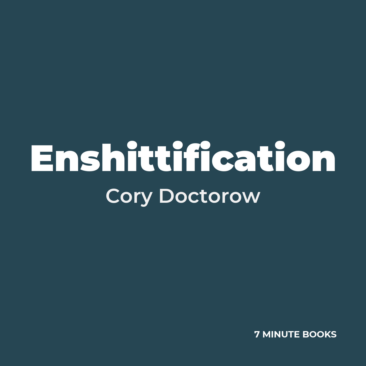 Enshittification — by Cory Doctorow