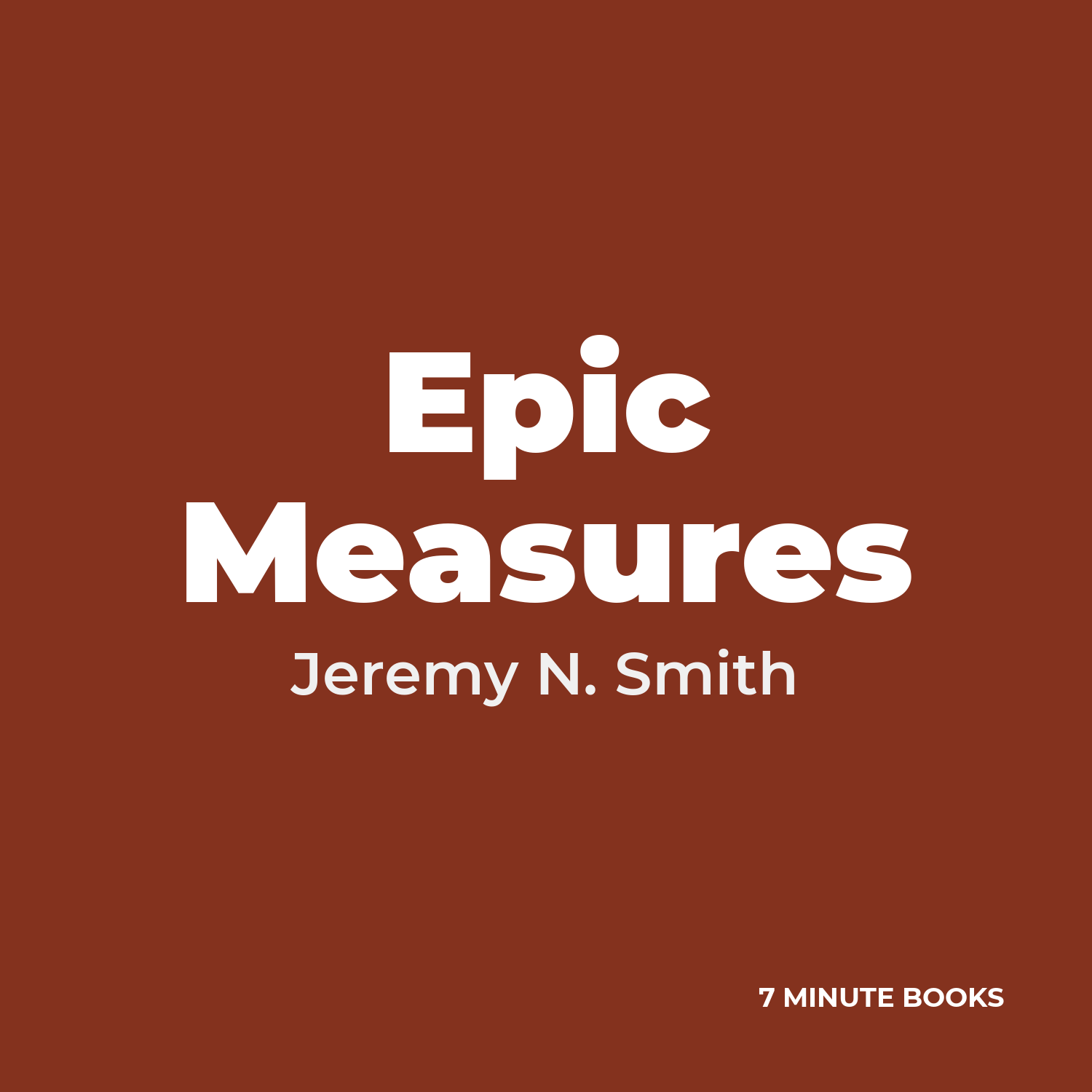 Epic Measures cover