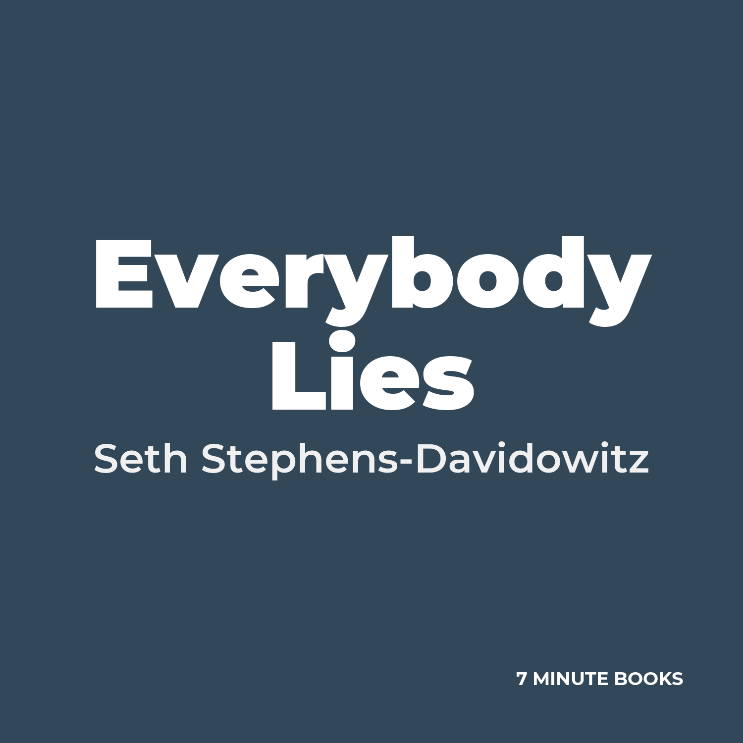 Everybody Lies cover