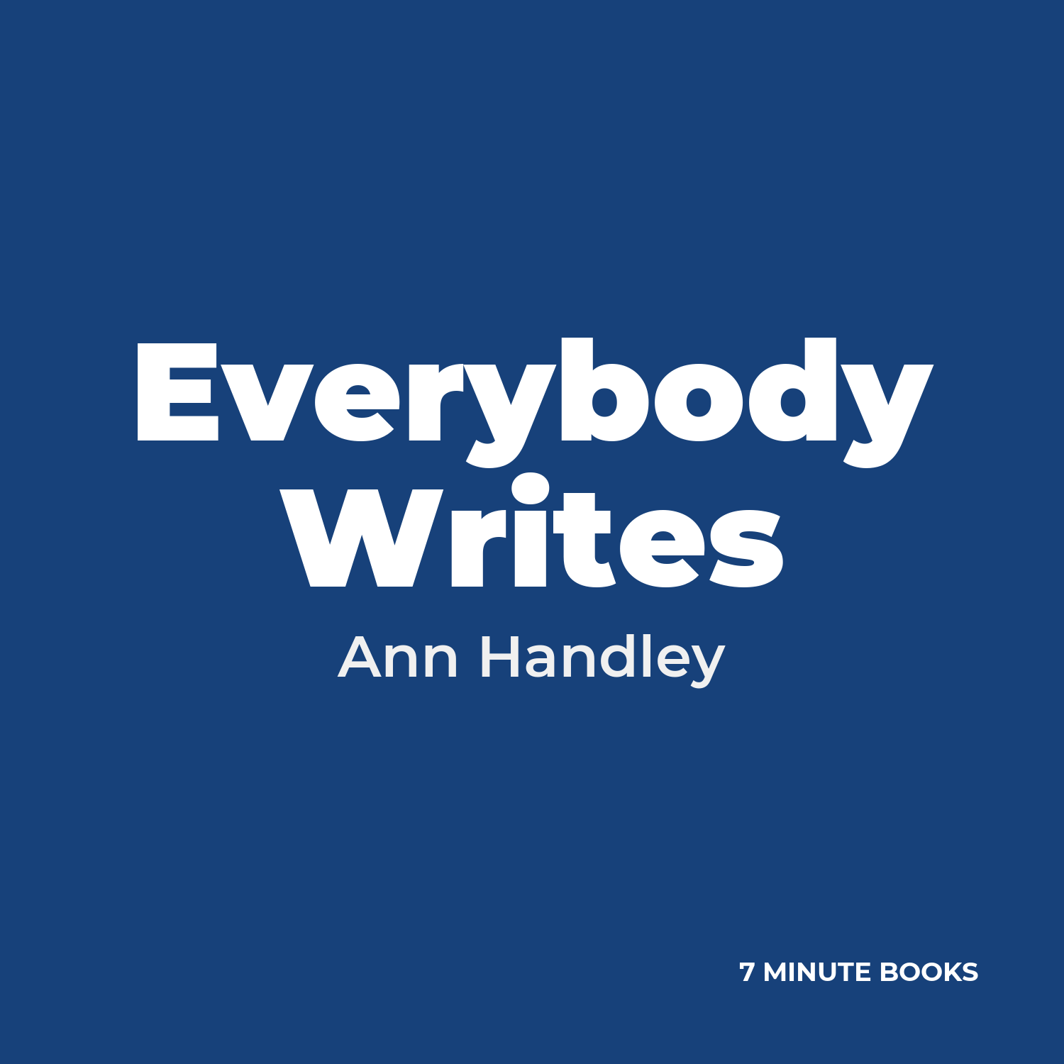 Everybody Writes cover