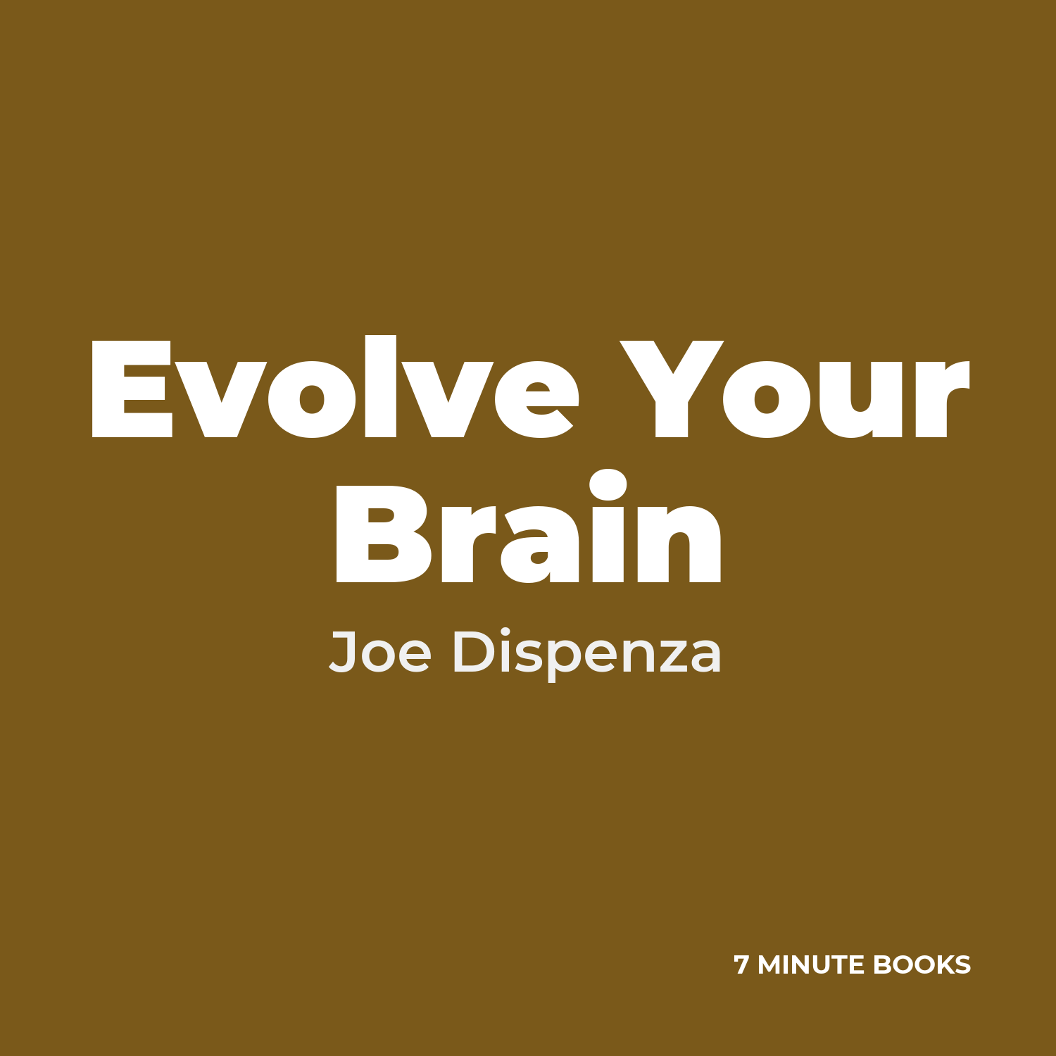 Evolve Your Brain cover