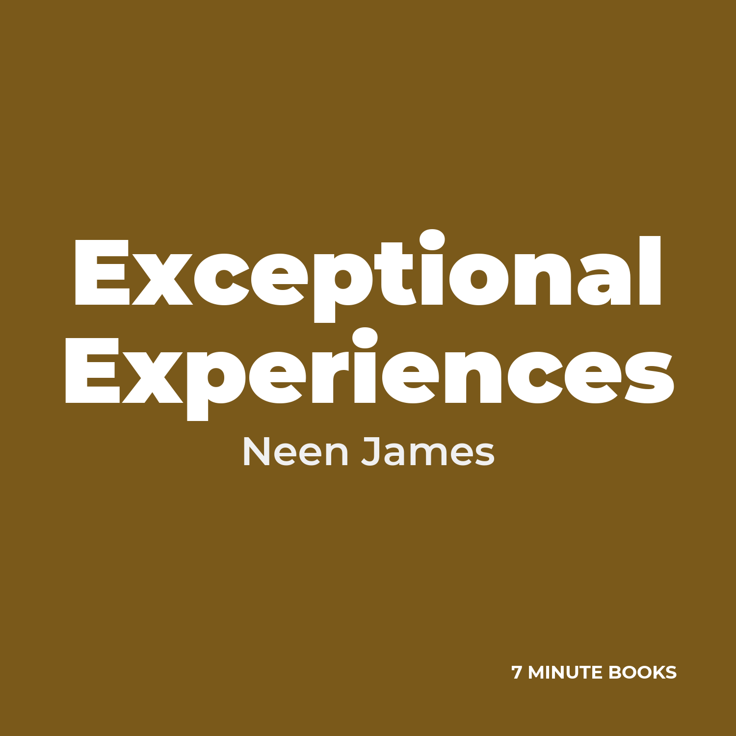 Exceptional Experiences cover