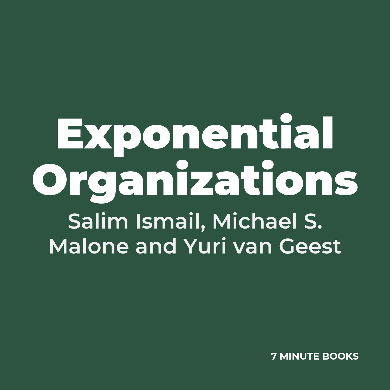 Exponential Organizations cover