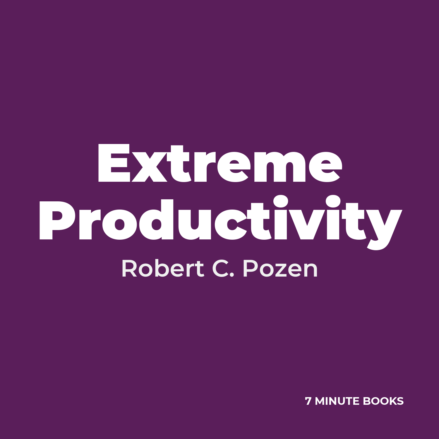 Extreme Productivity cover