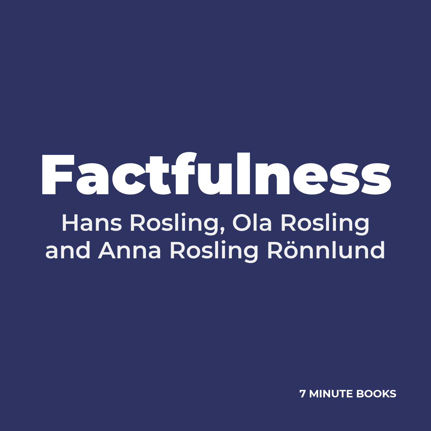 Factfulness cover