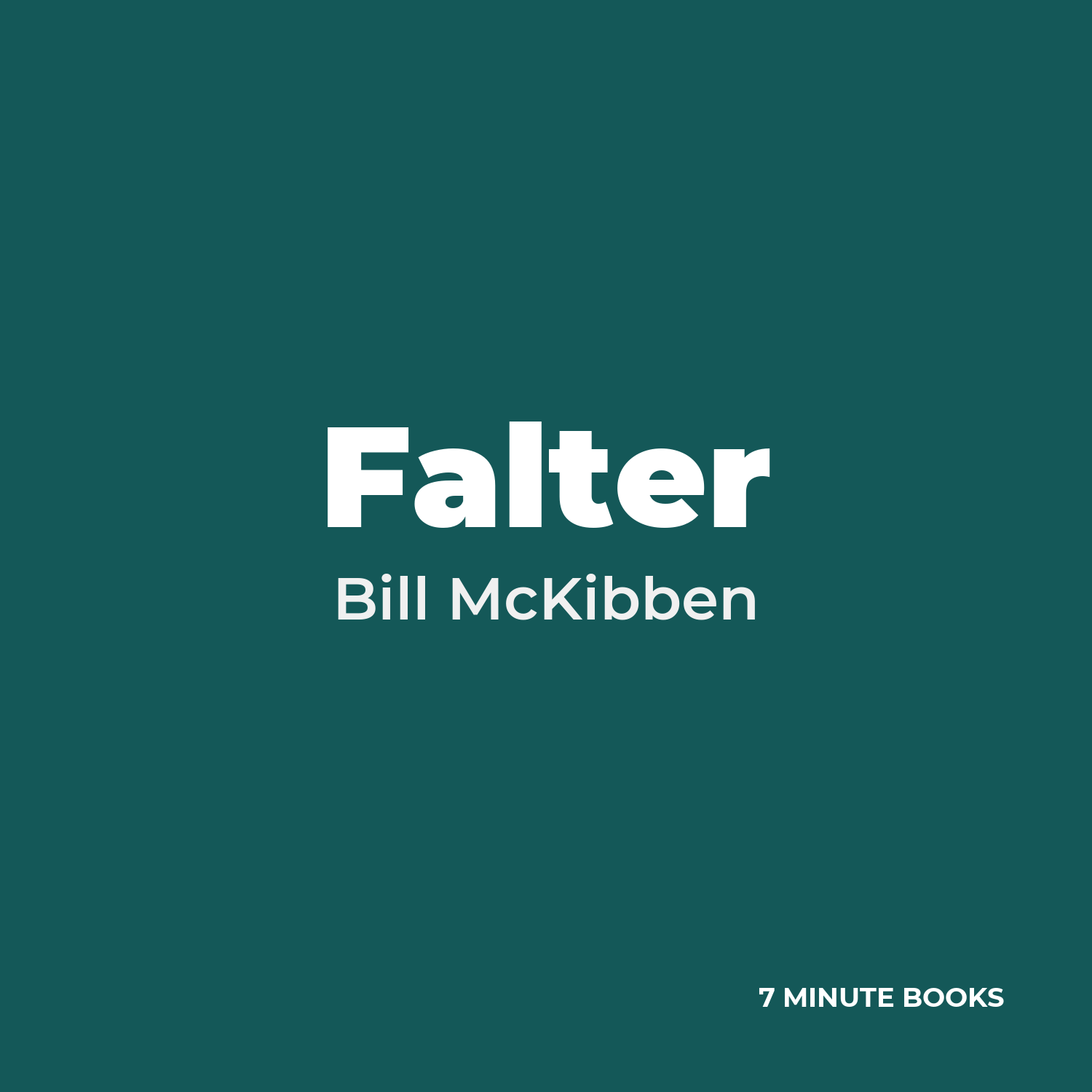 Falter cover