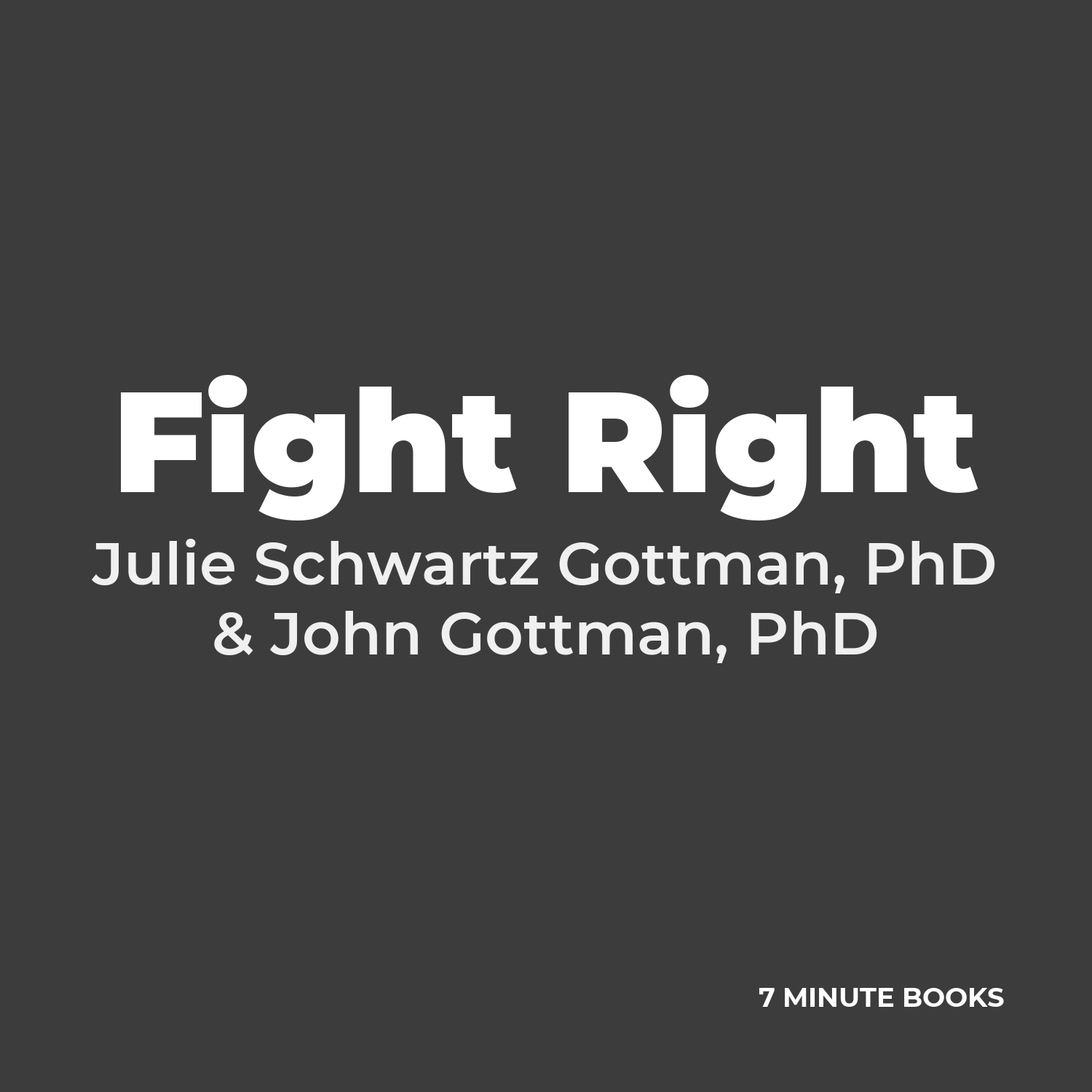 Fight Right cover