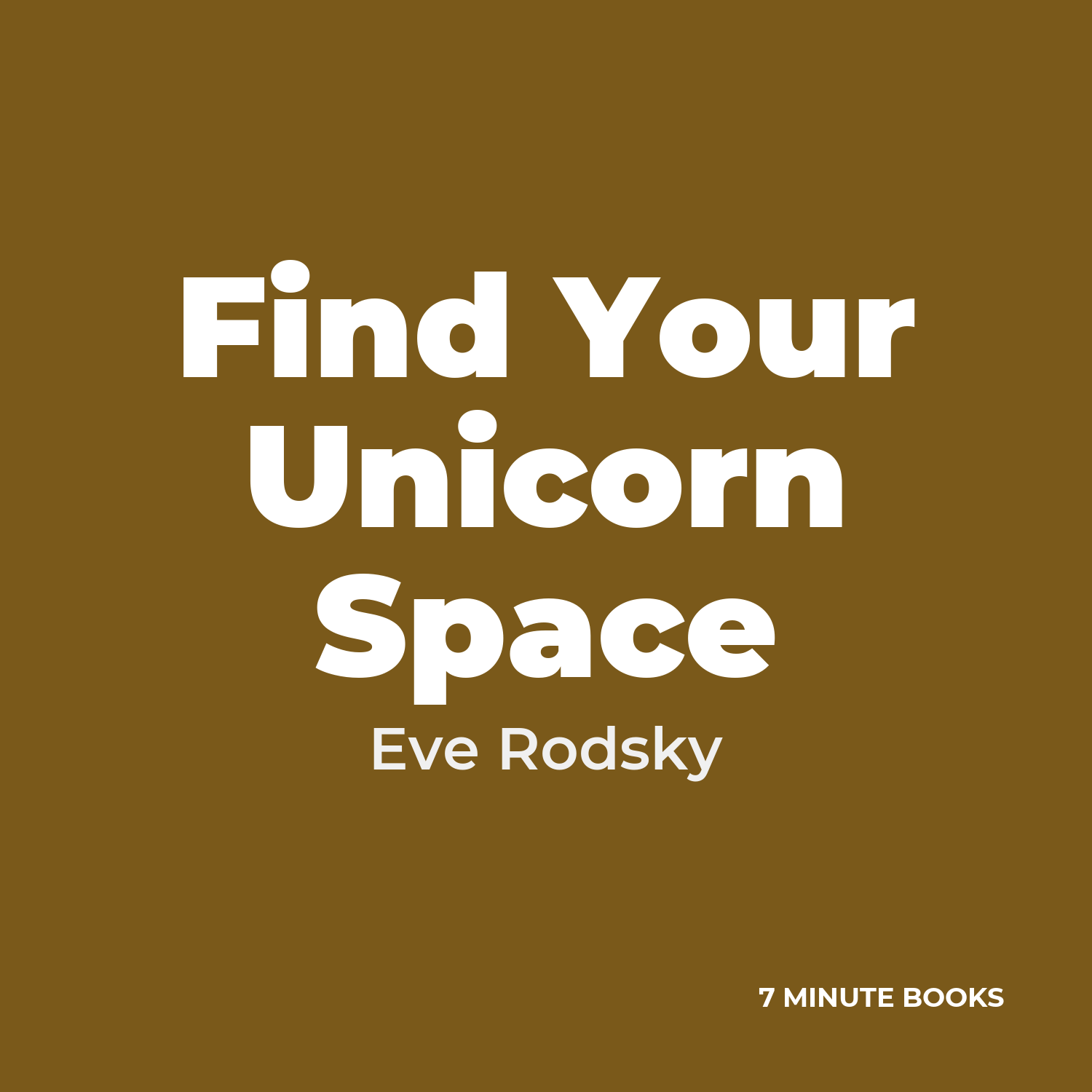 Find Your Unicorn Space cover