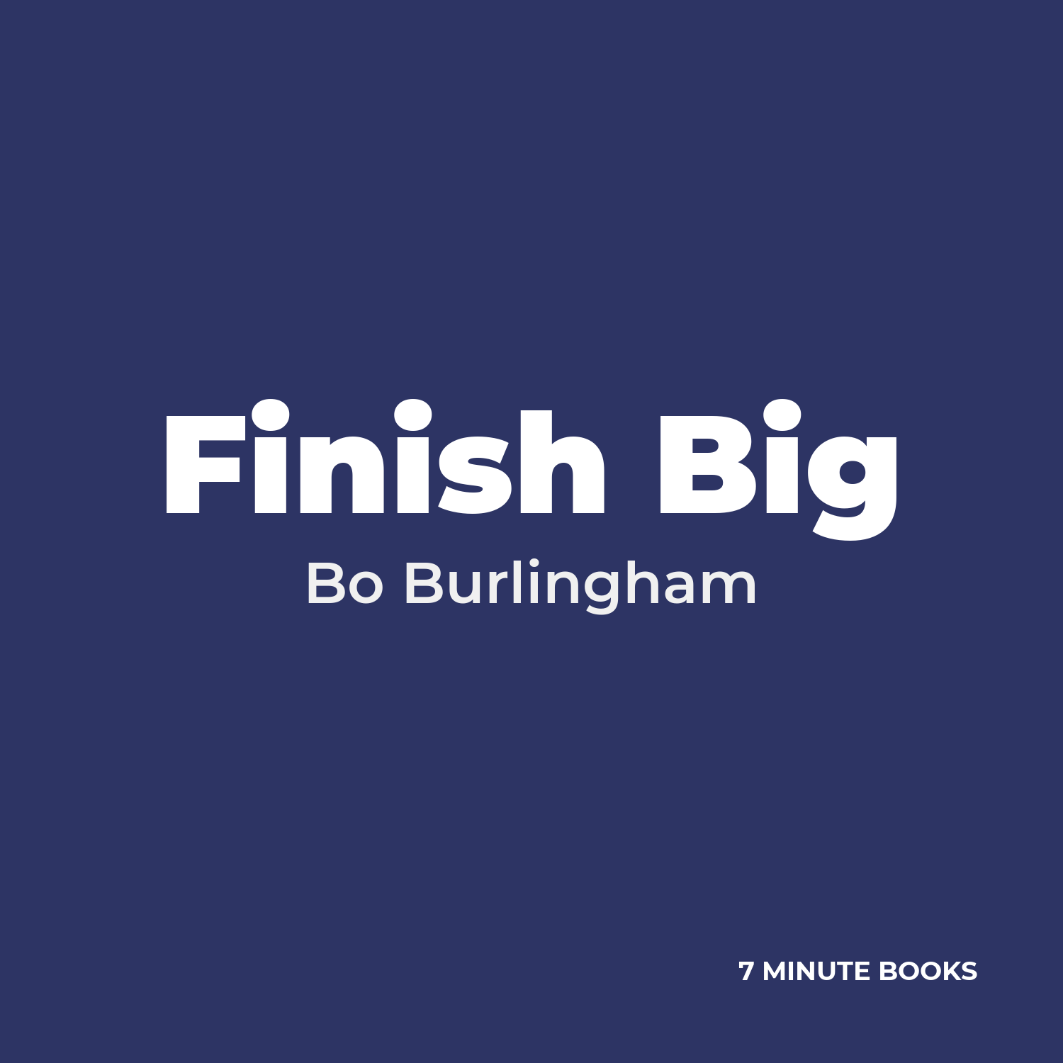 Finish Big cover