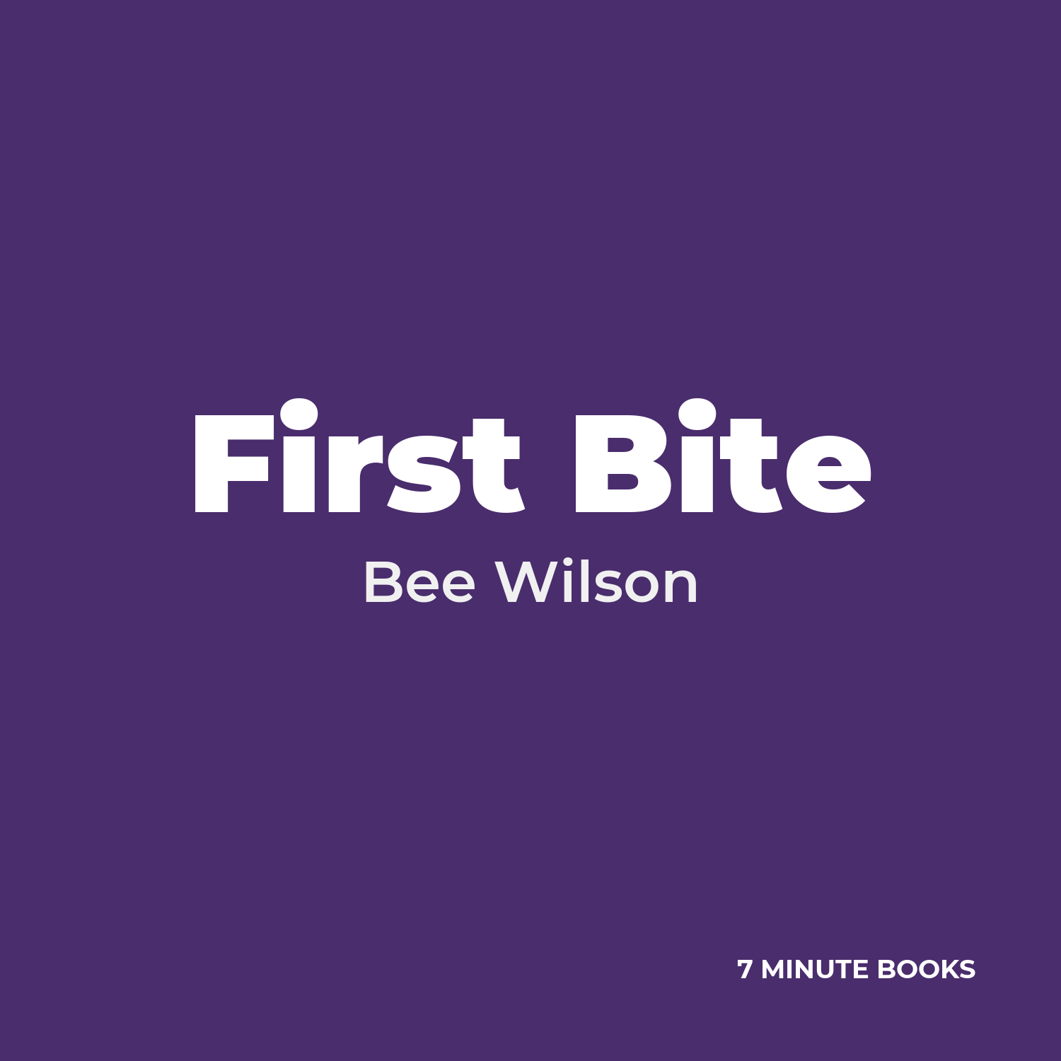 First Bite cover