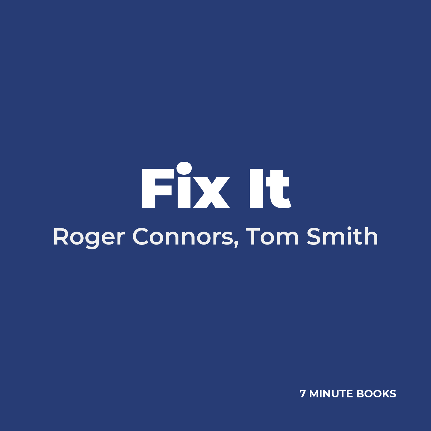 Fix It cover