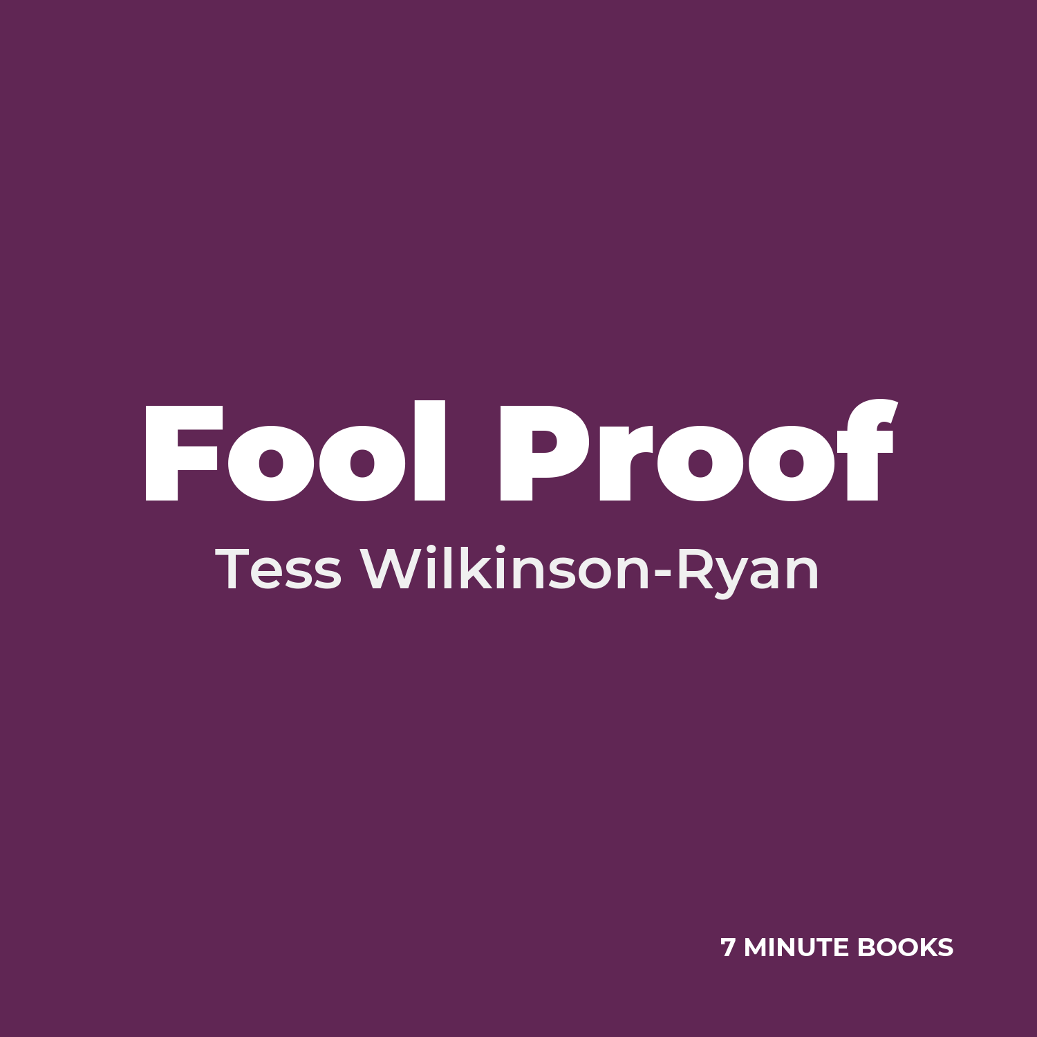 Fool Proof cover