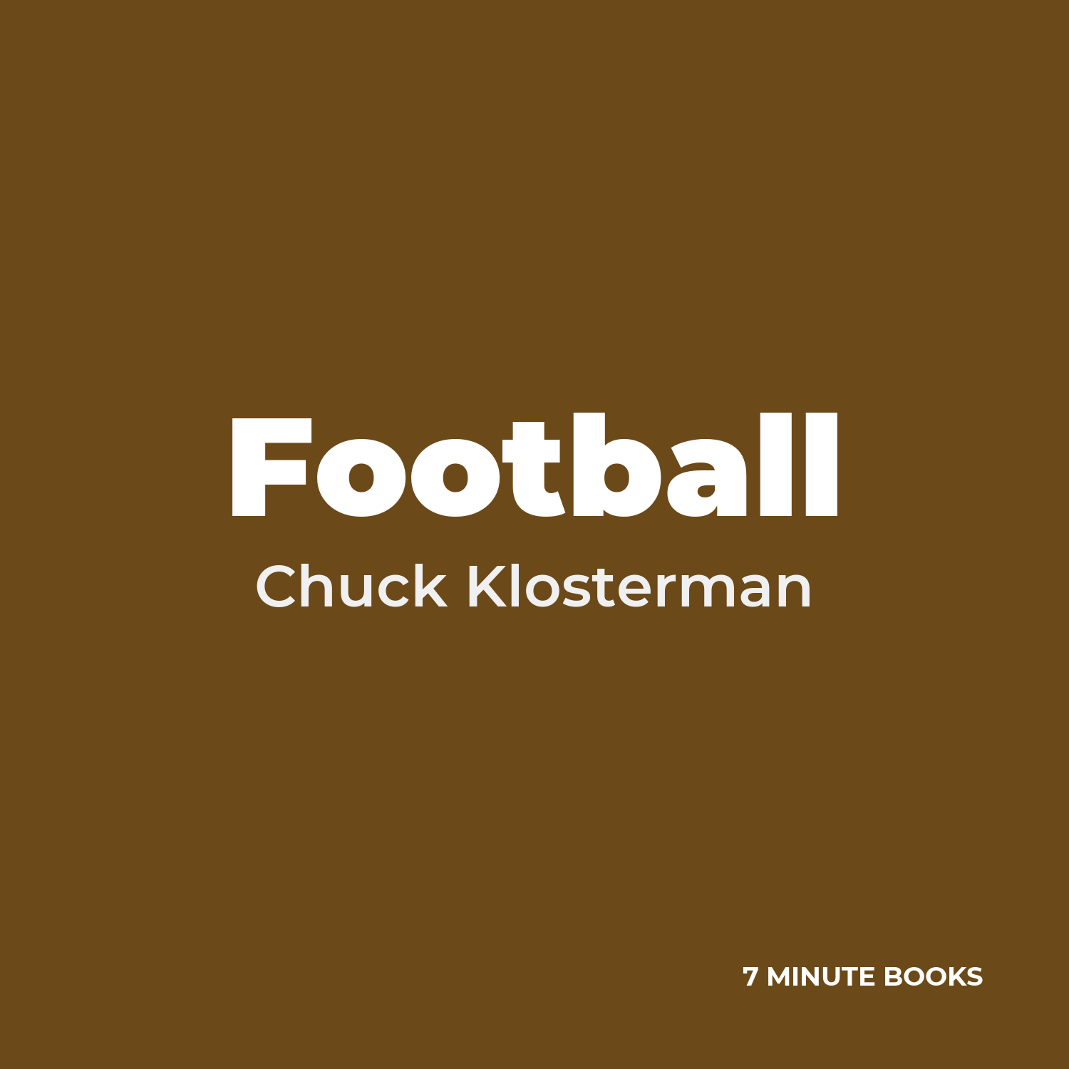Football — by Chuck Klosterman