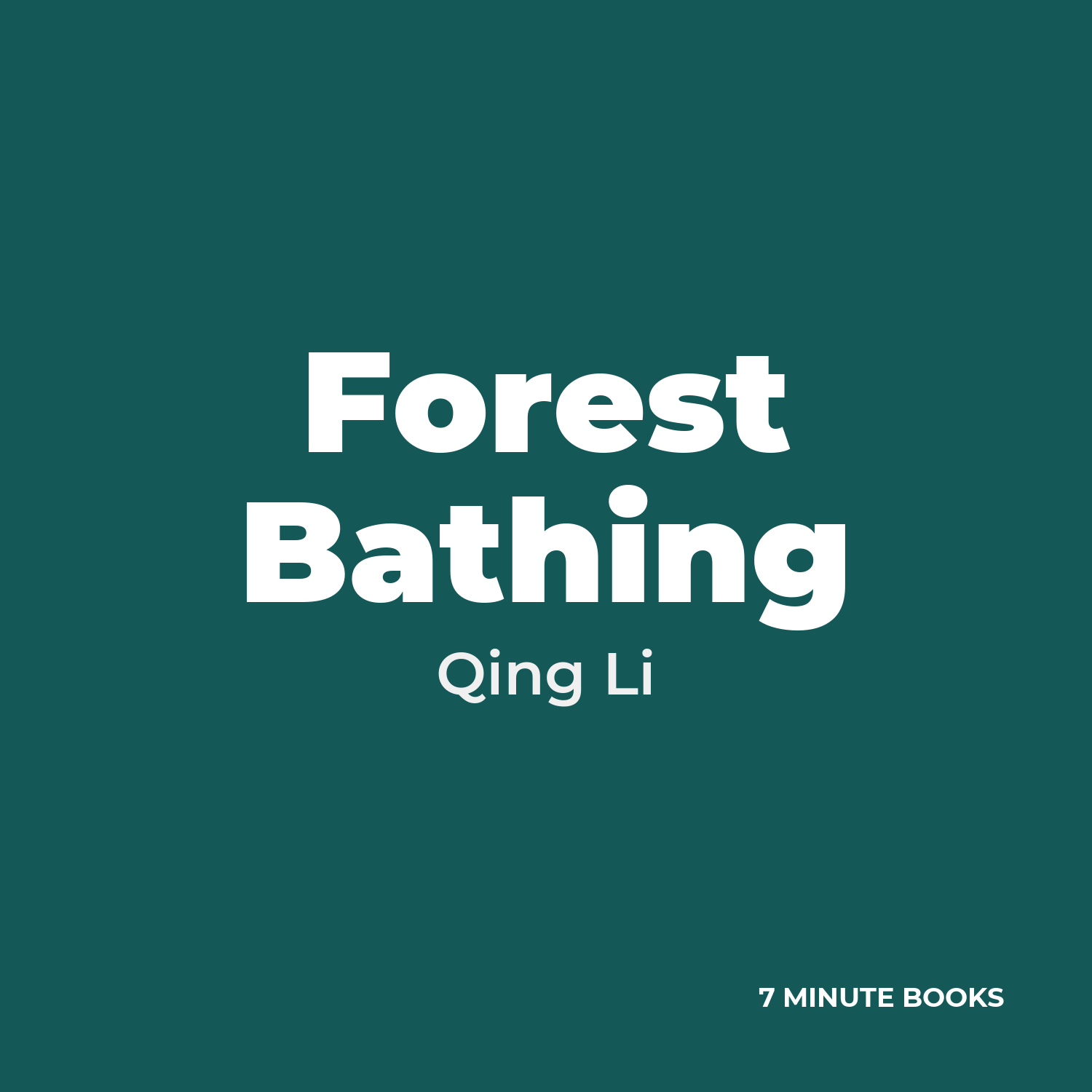 Forest Bathing cover