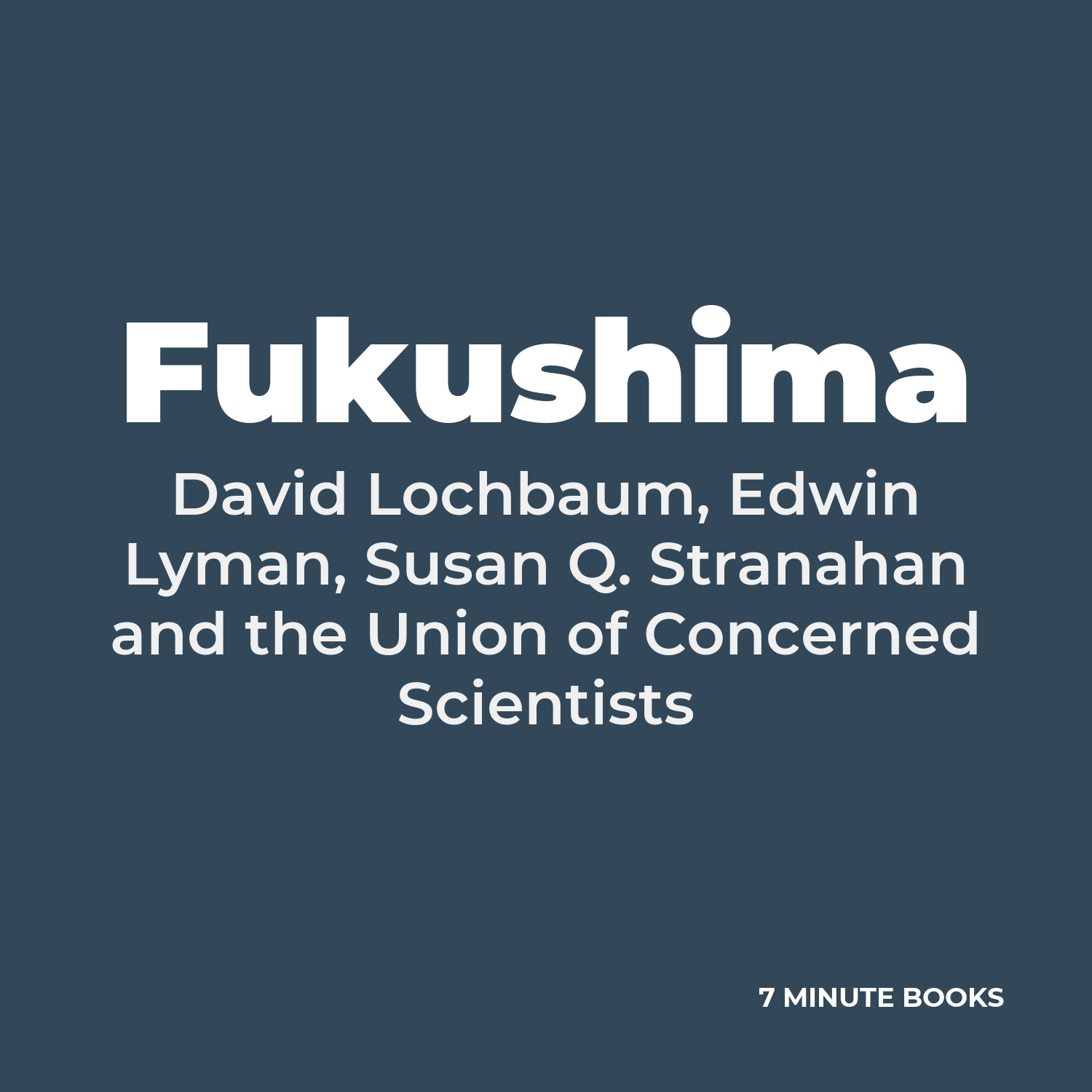 Fukushima cover