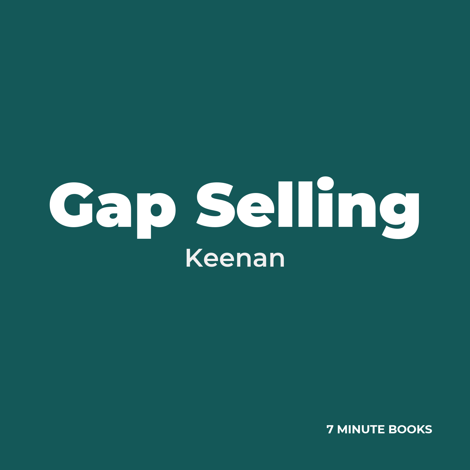 Gap Selling cover
