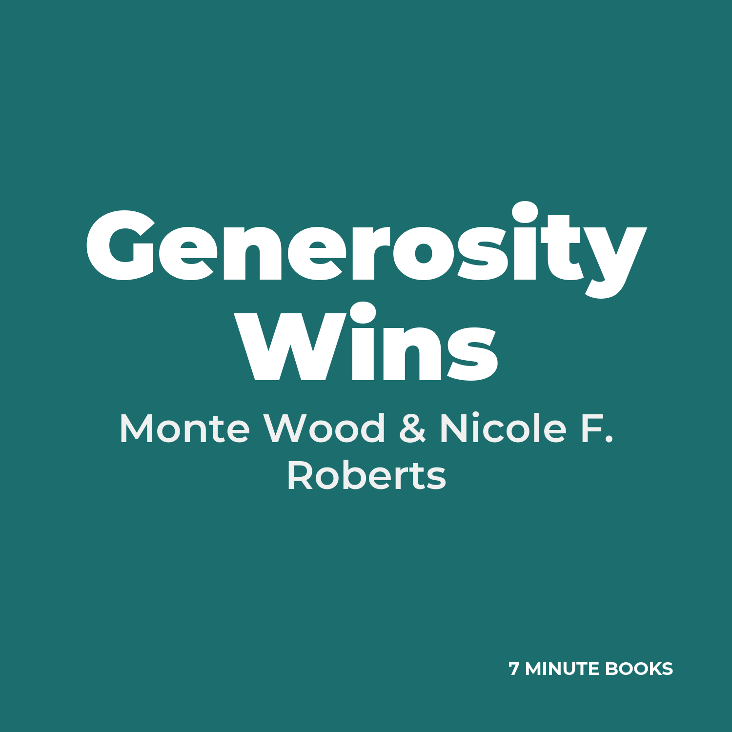 Generosity Wins cover