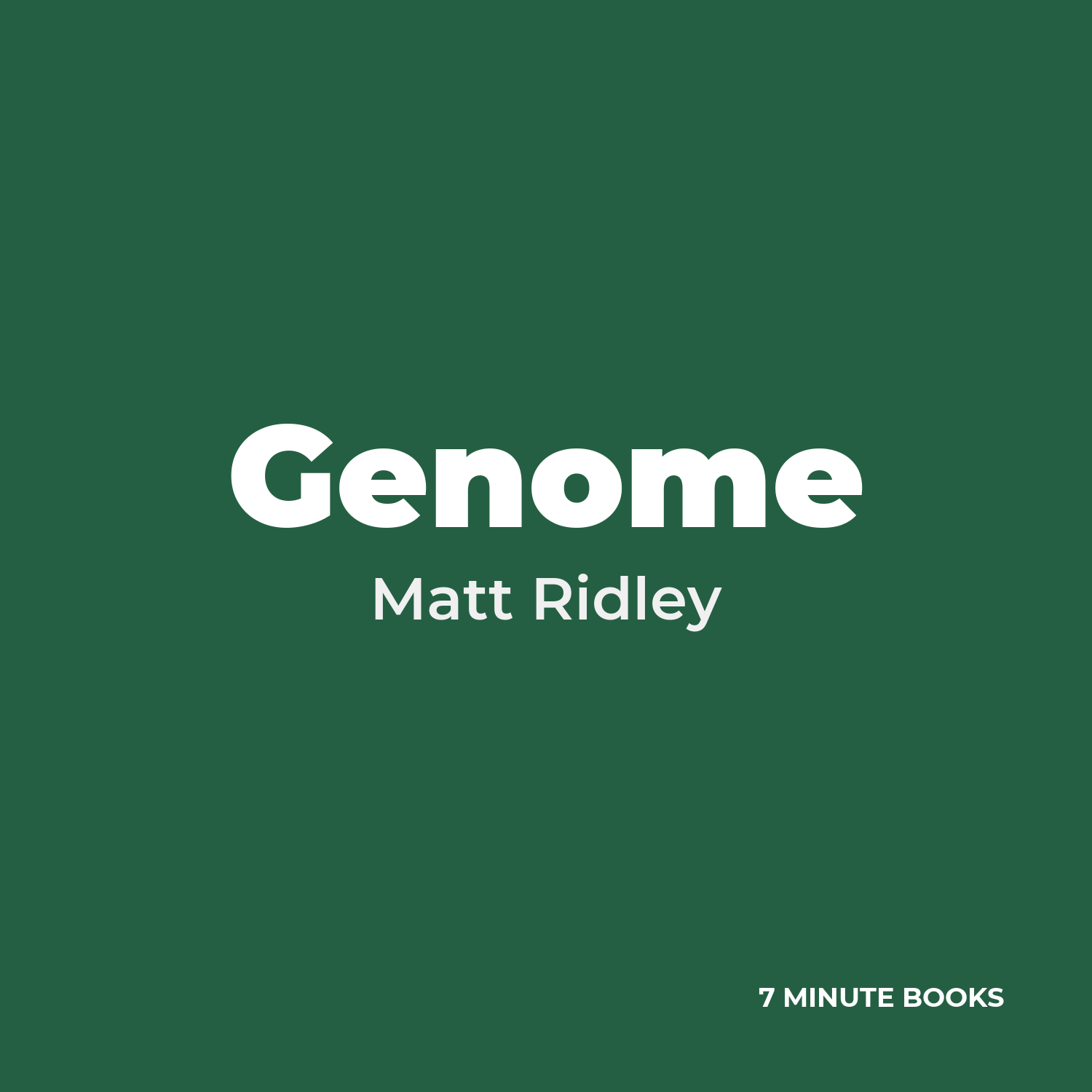 Genome — by Matt Ridley