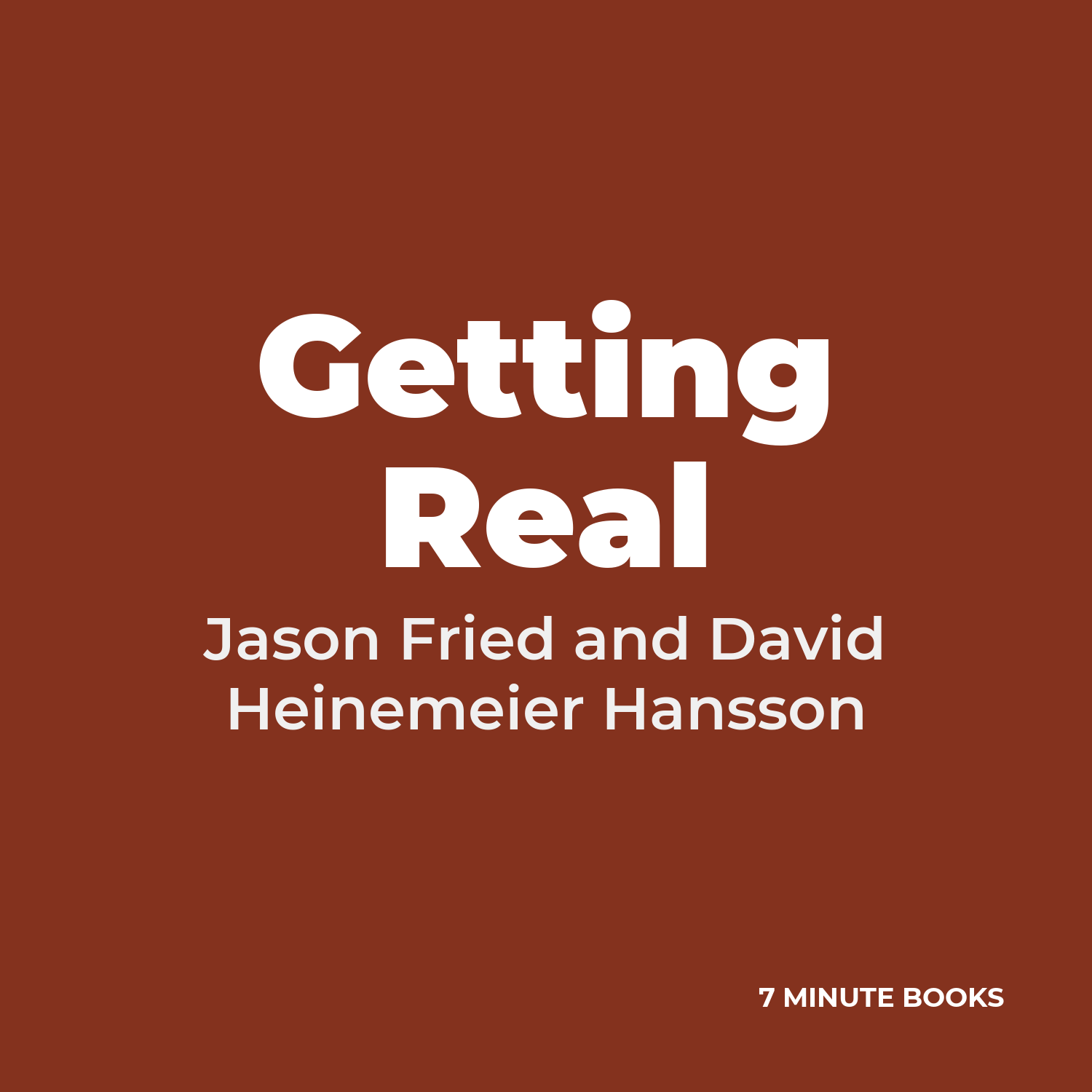 Getting Real cover