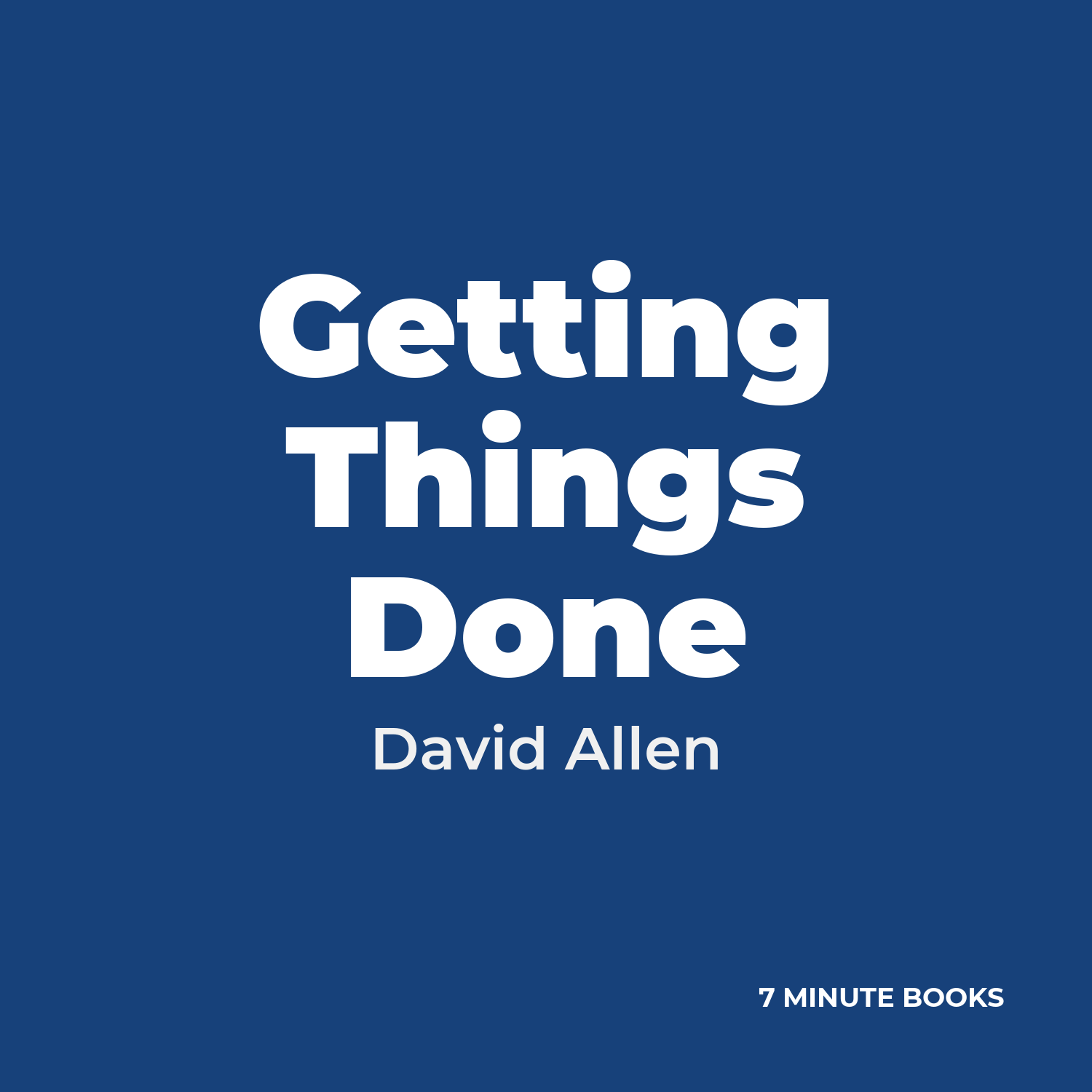 Getting Things Done cover