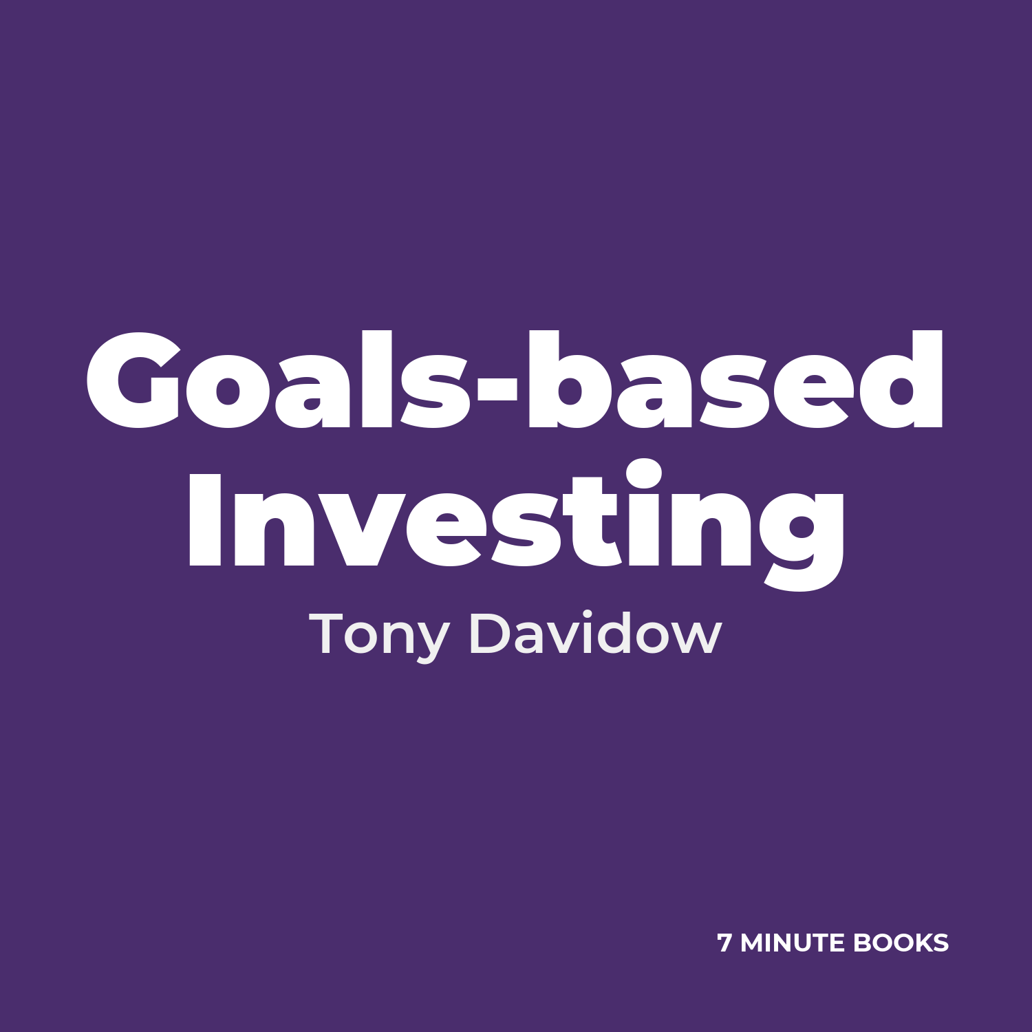 Goals-based Investing cover