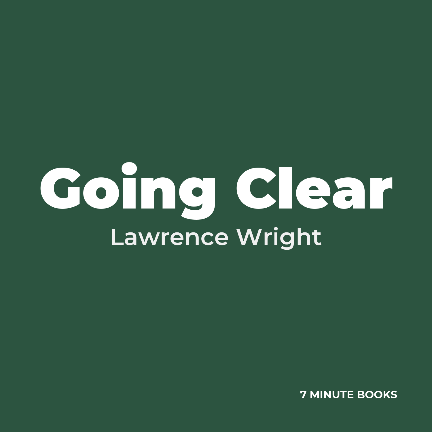Going Clear cover