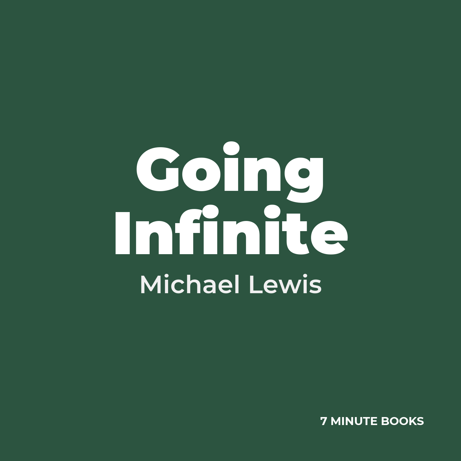 Going Infinite cover