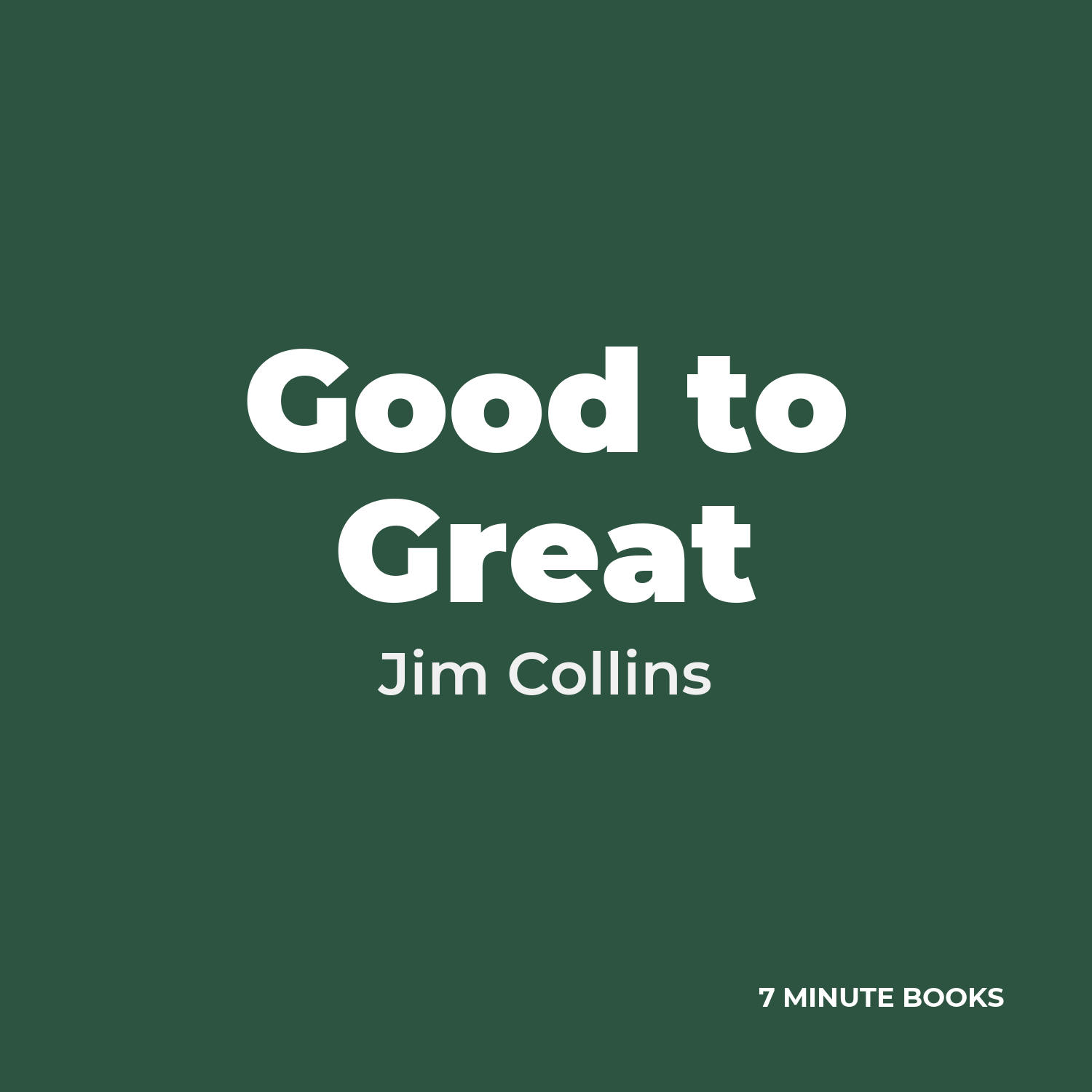 Good to Great cover