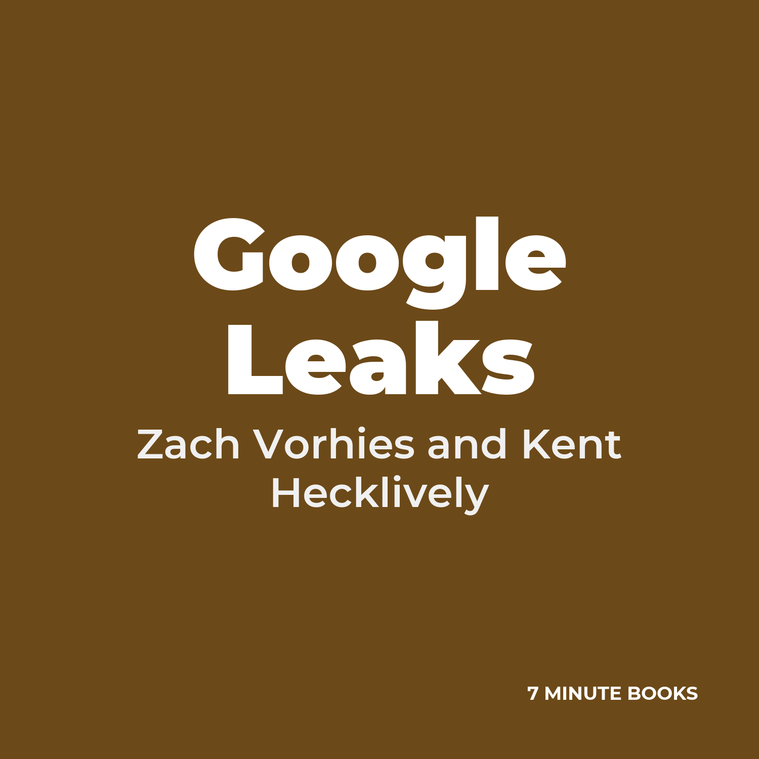 Google Leaks cover