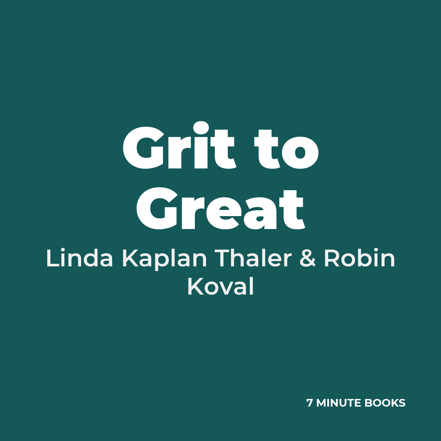 Grit to Great cover