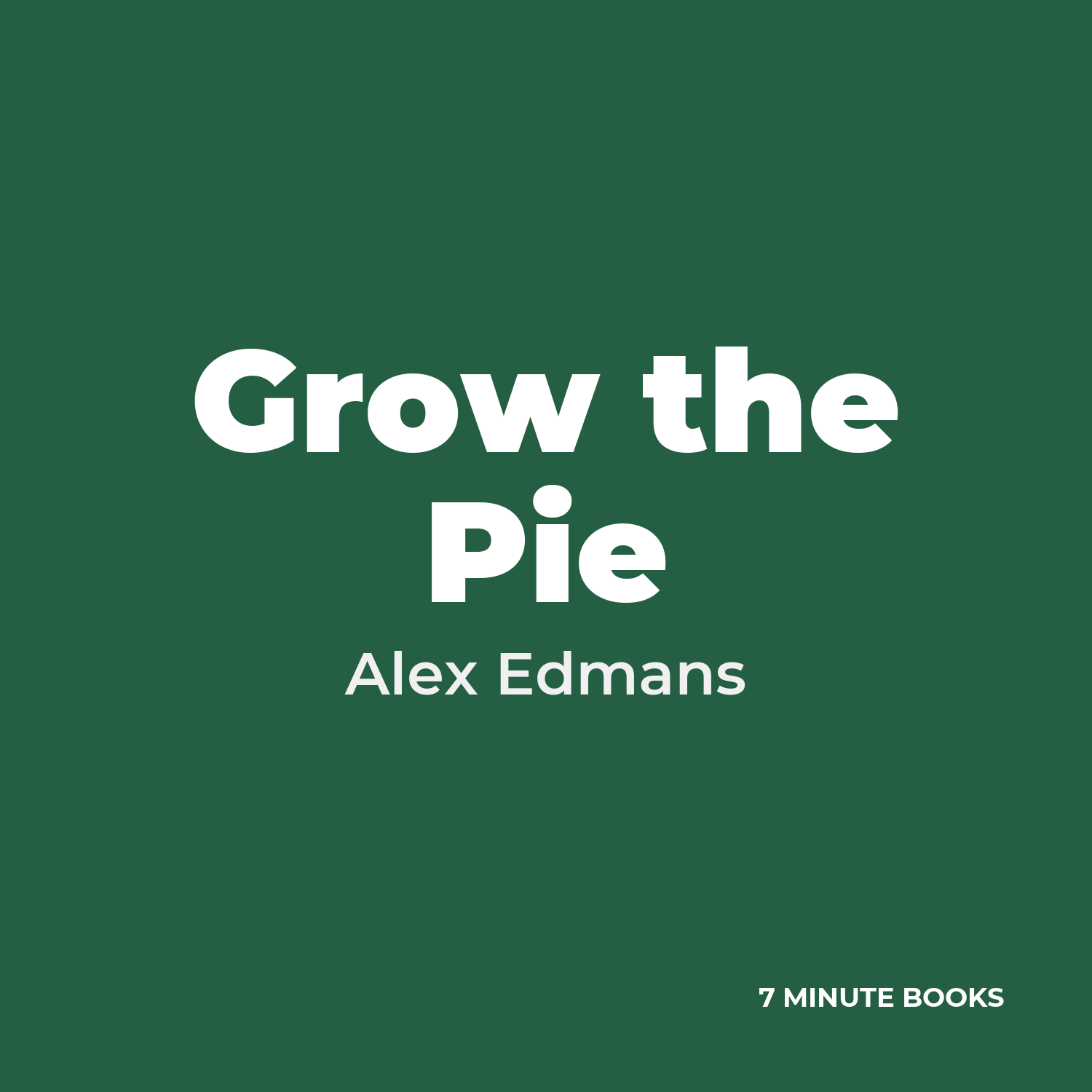 Grow the Pie cover