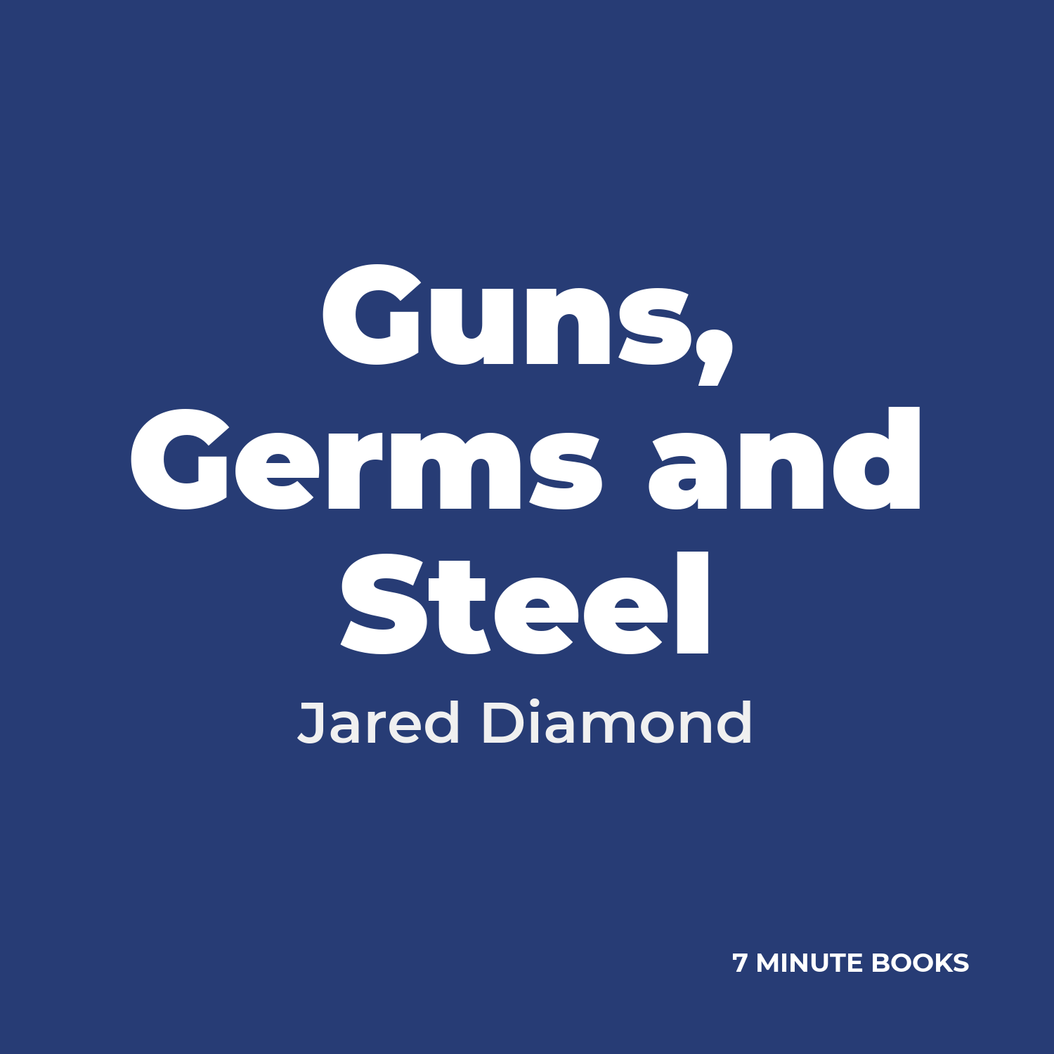 Guns, Germs and Steel cover