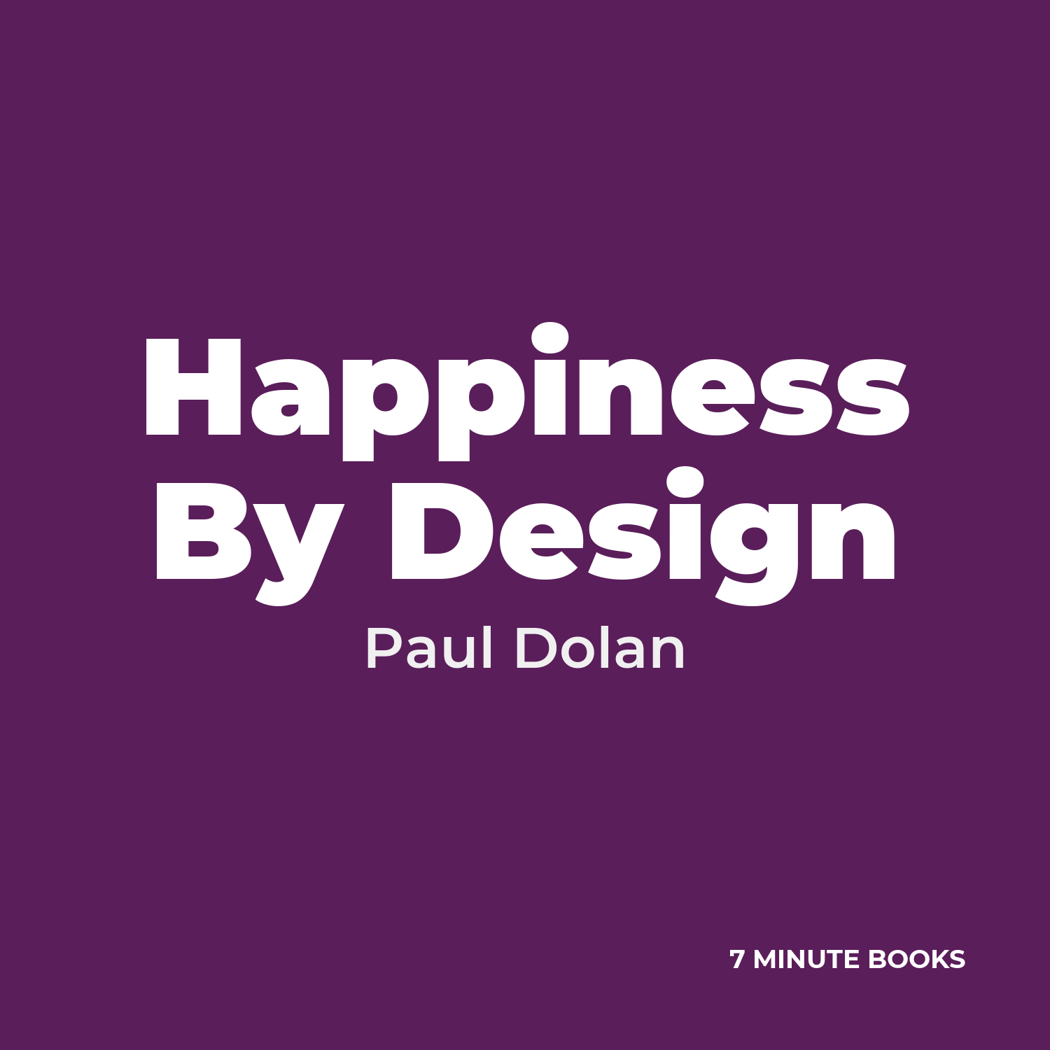 Happiness By Design cover