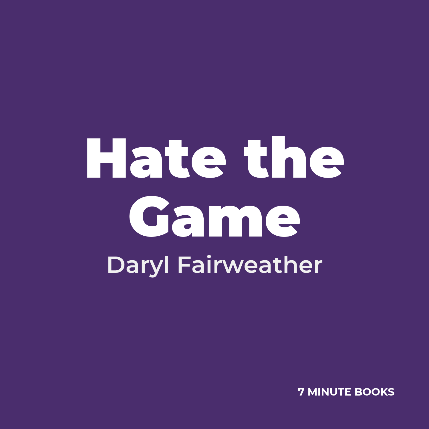 Hate the Game cover