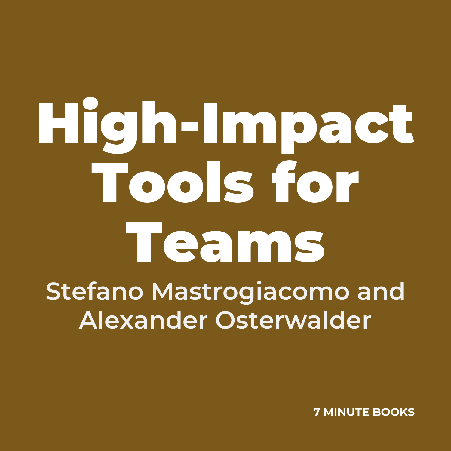 High-Impact Tools for Teams cover