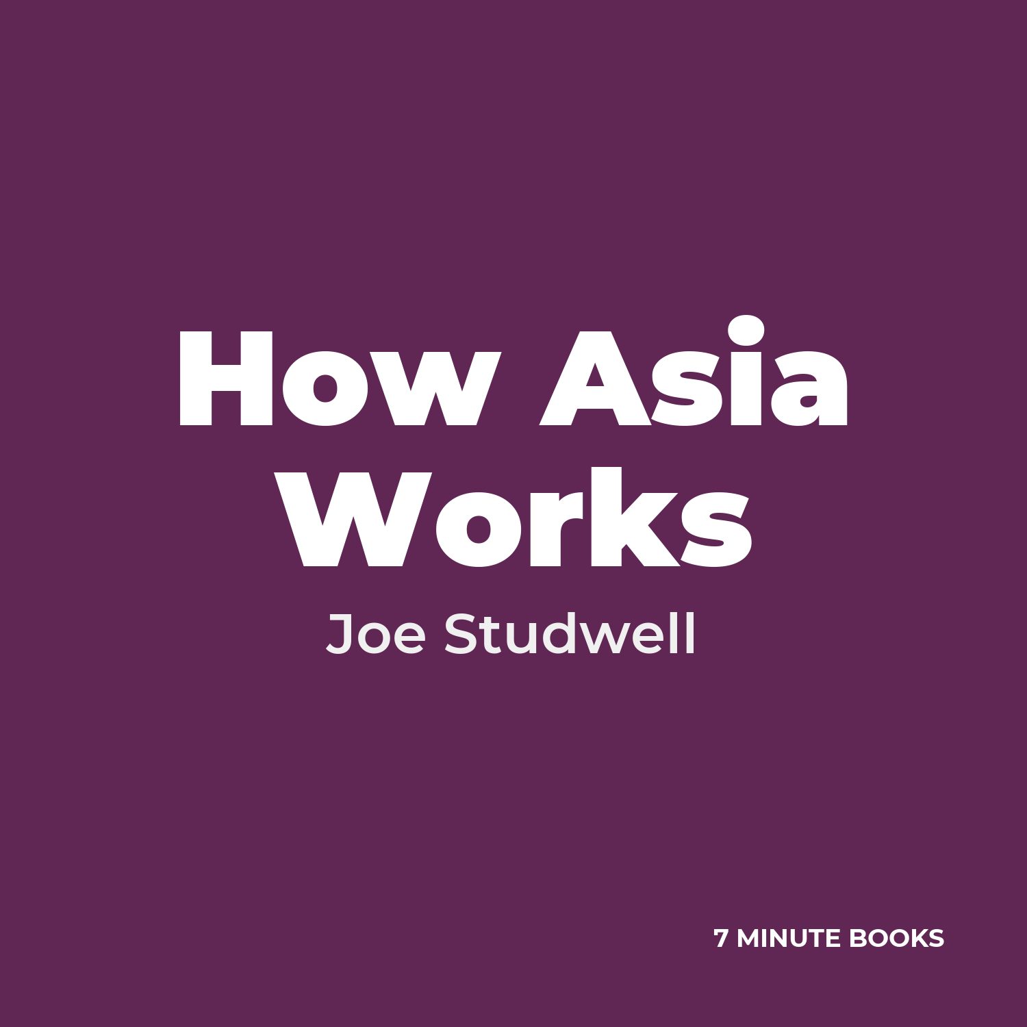 How Asia Works cover