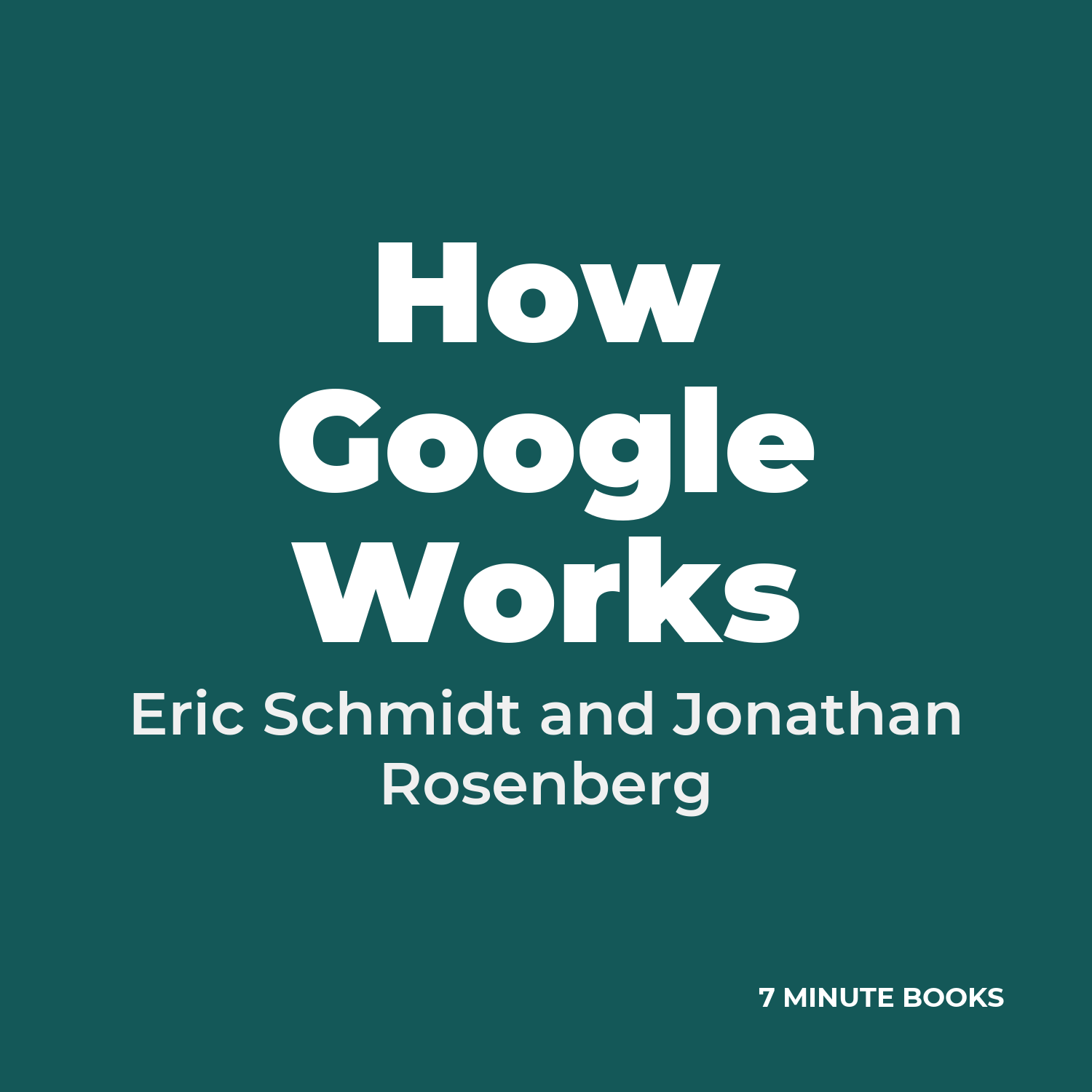 How Google Works cover