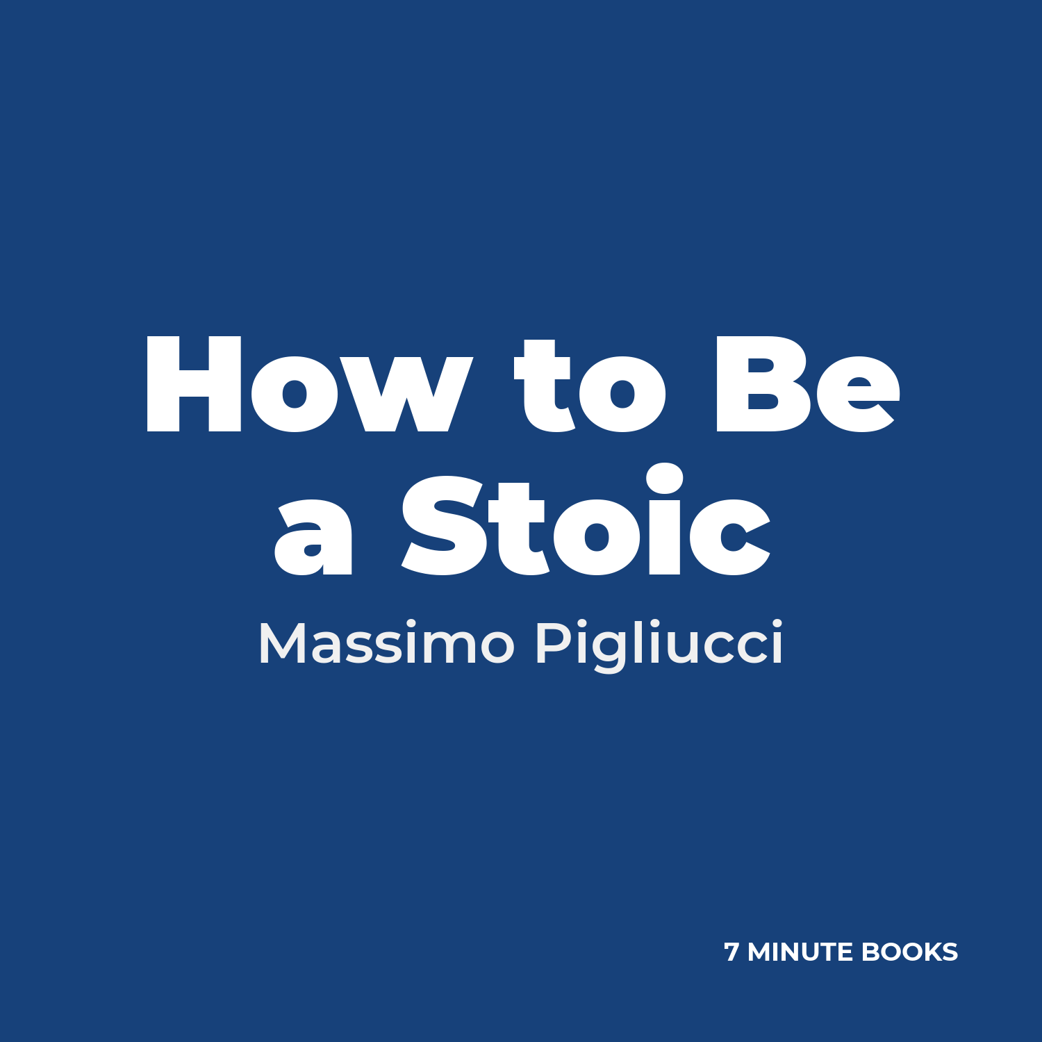 How to Be a Stoic cover