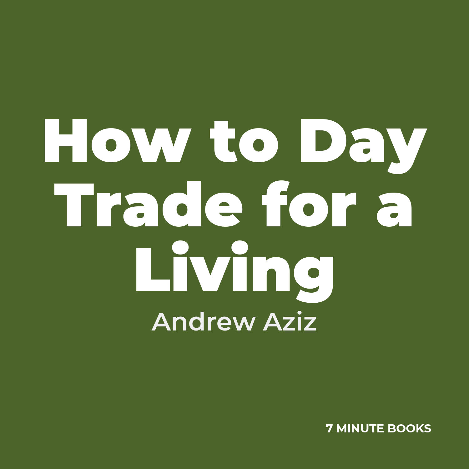 How to Day Trade for a Living cover