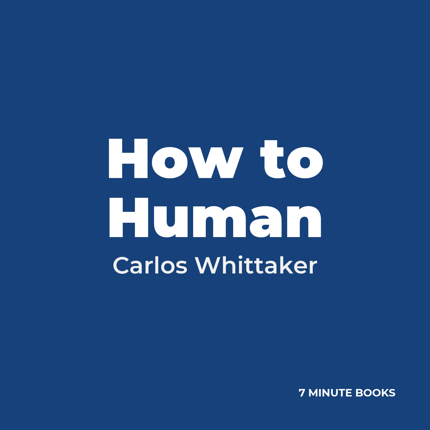 How to Human cover
