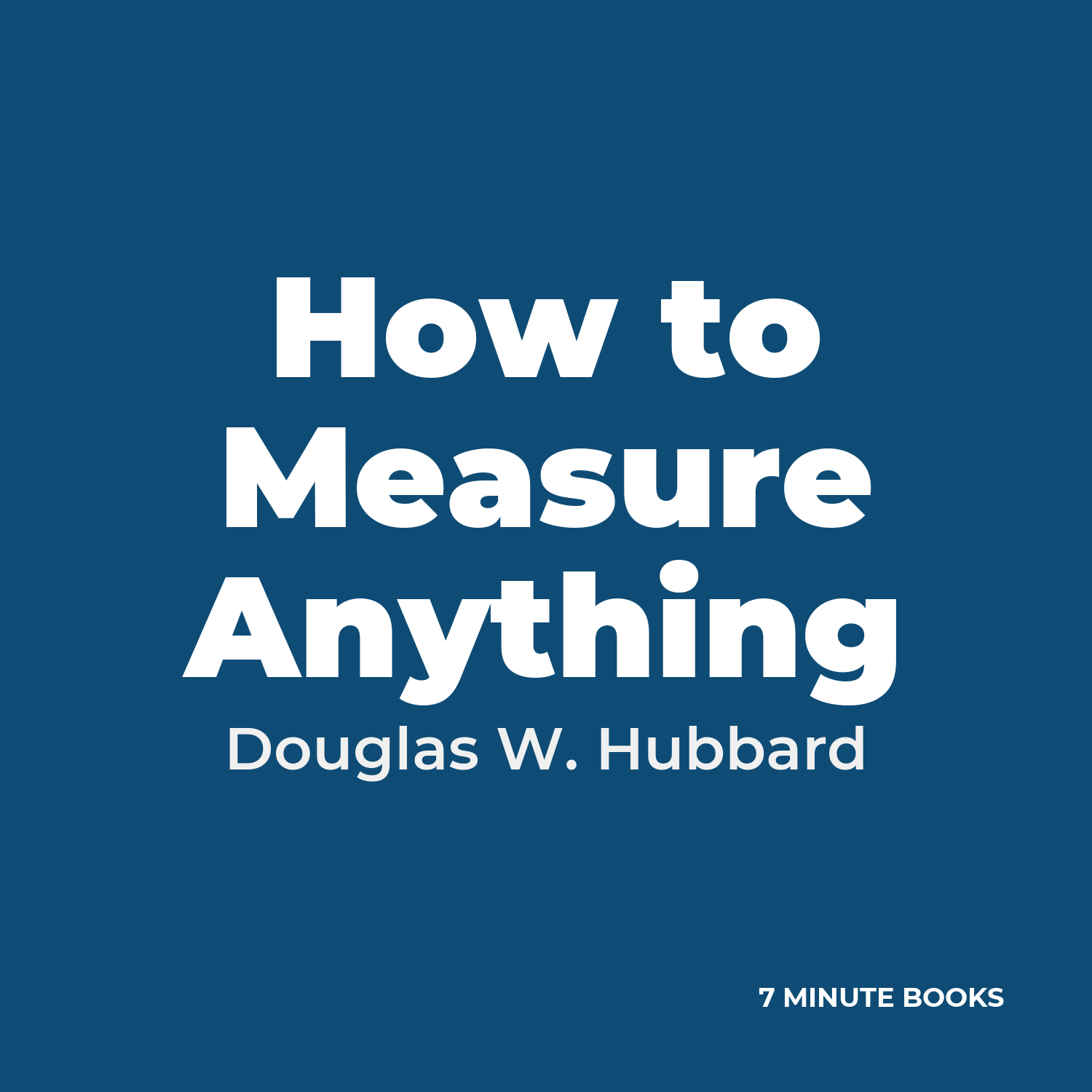 How to Measure Anything cover