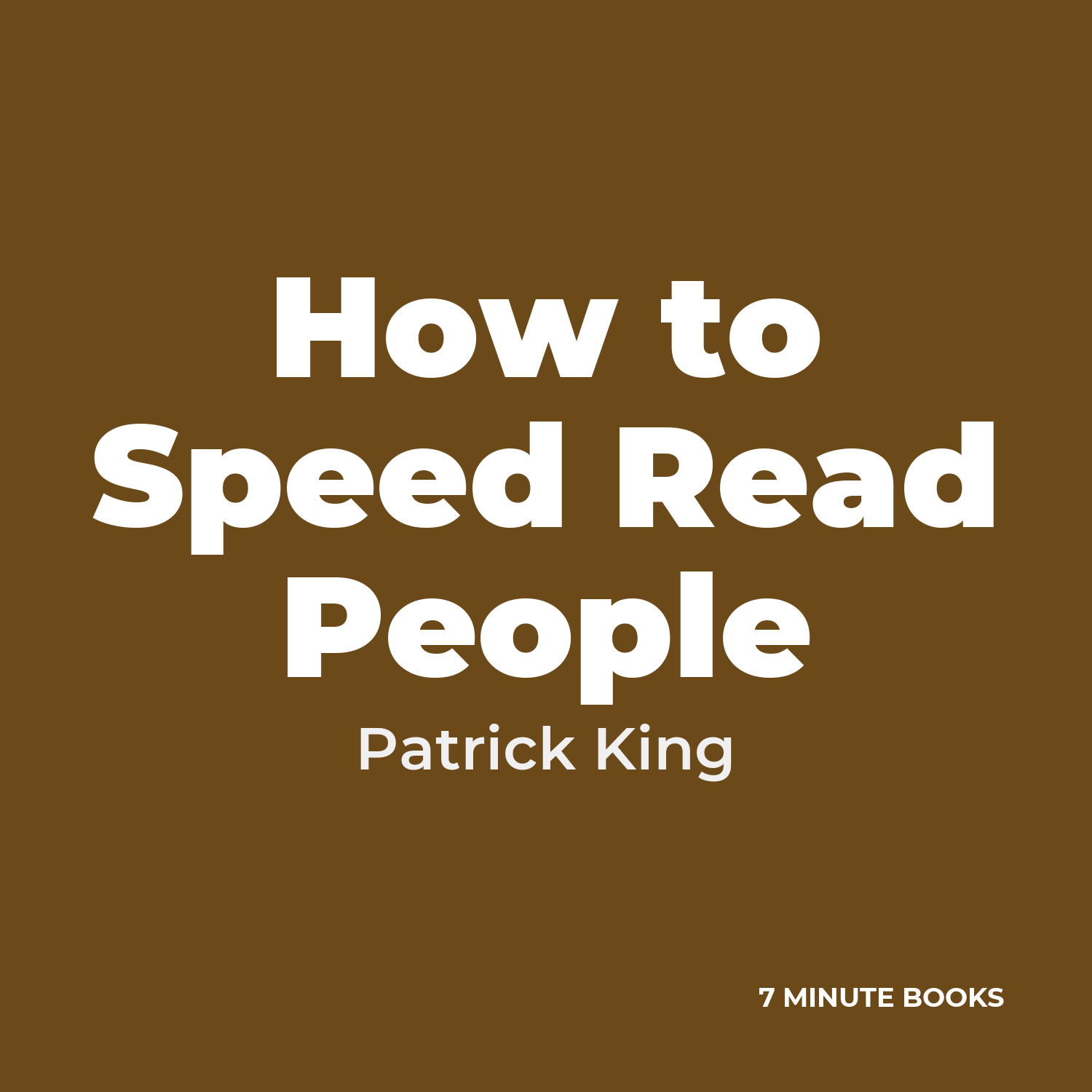 How to Speed Read People cover