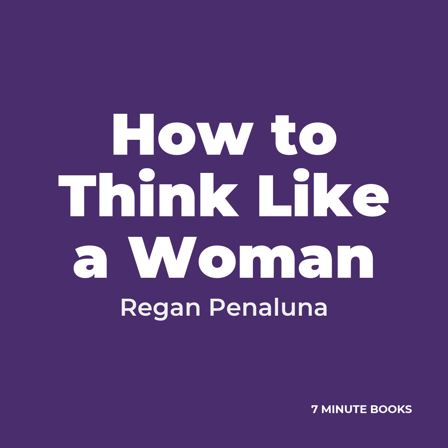 How to Think Like a Woman cover