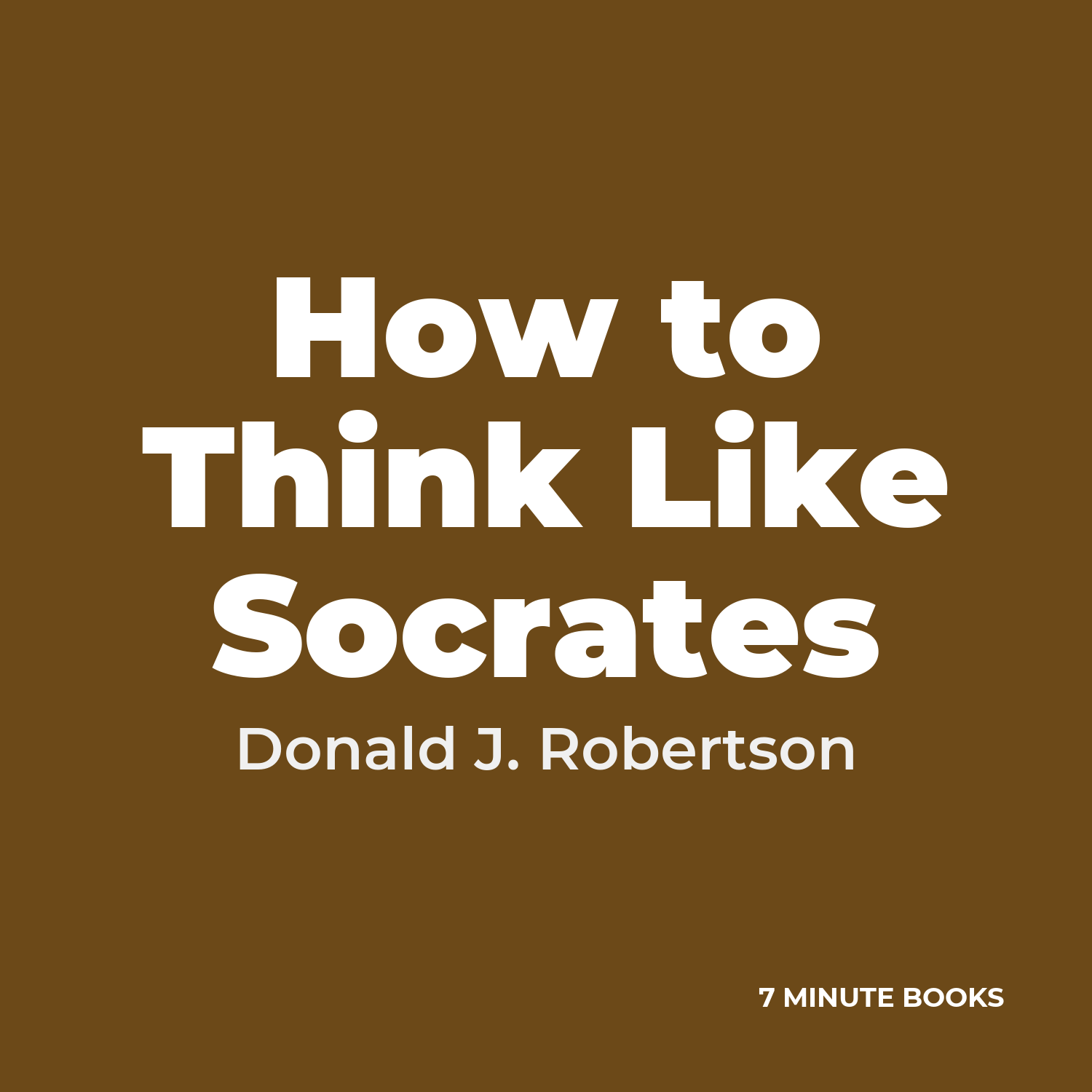 How to Think Like Socrates cover
